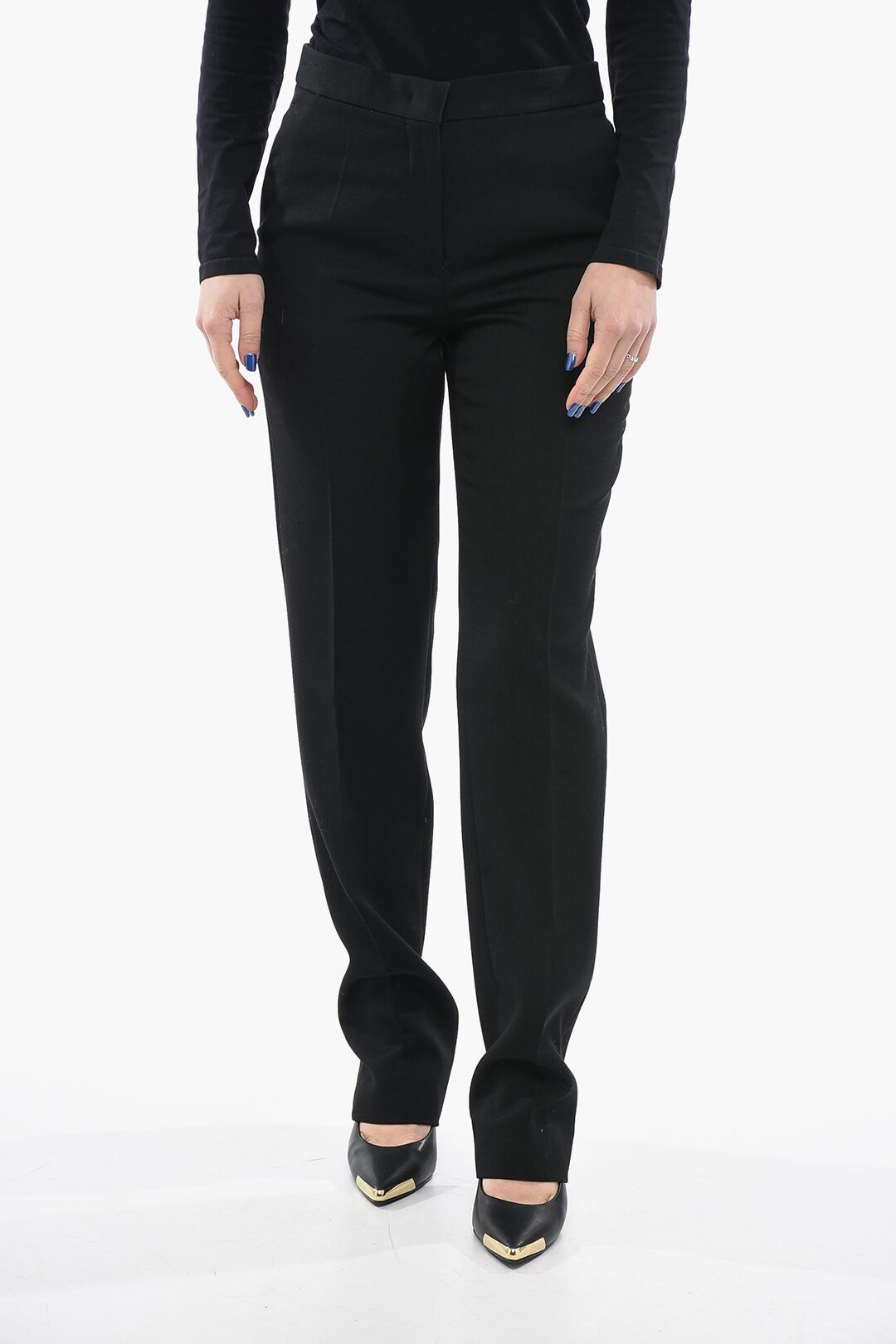 image of Jil Sander O1Dk11S0124 Trouser In Black, Women's (Size 32)