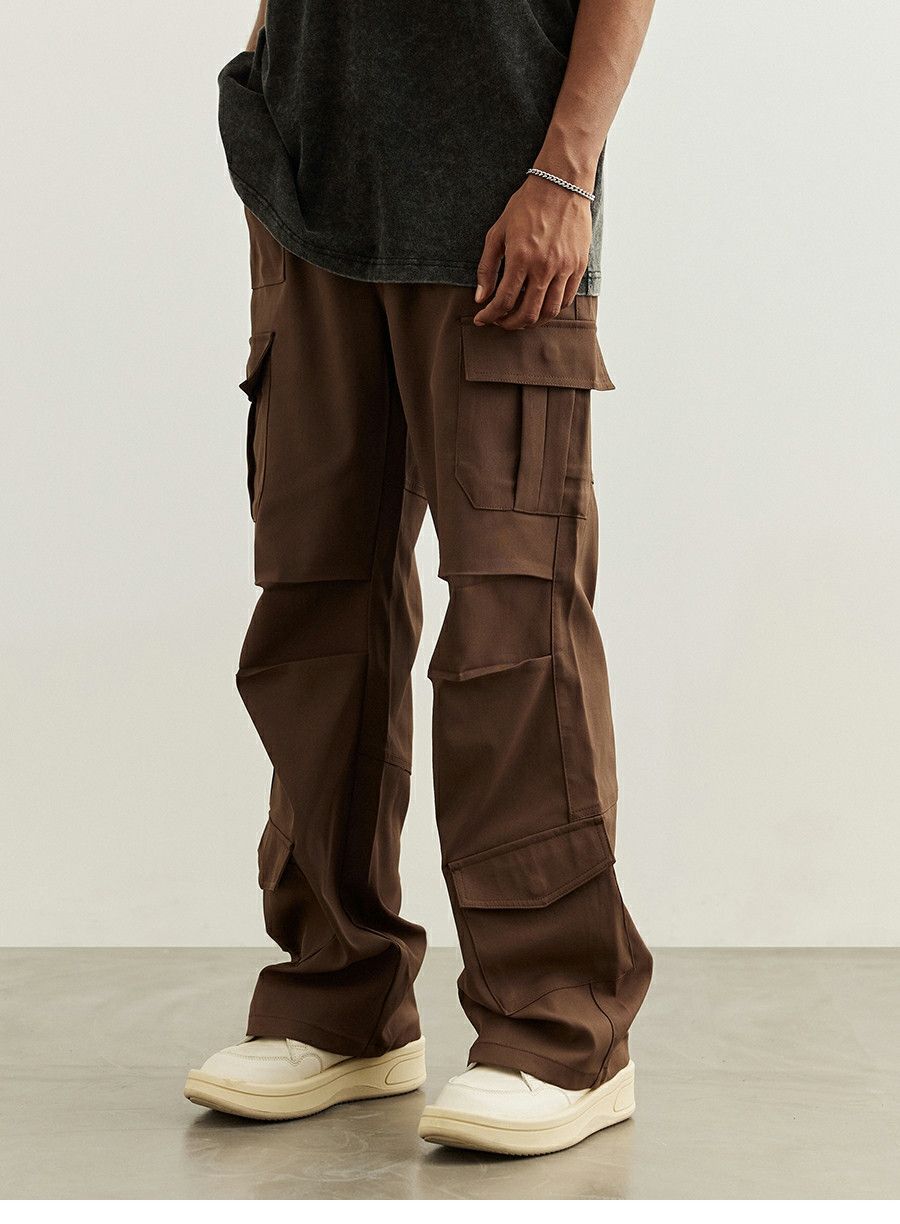 multi pocket utility loose cargo pants