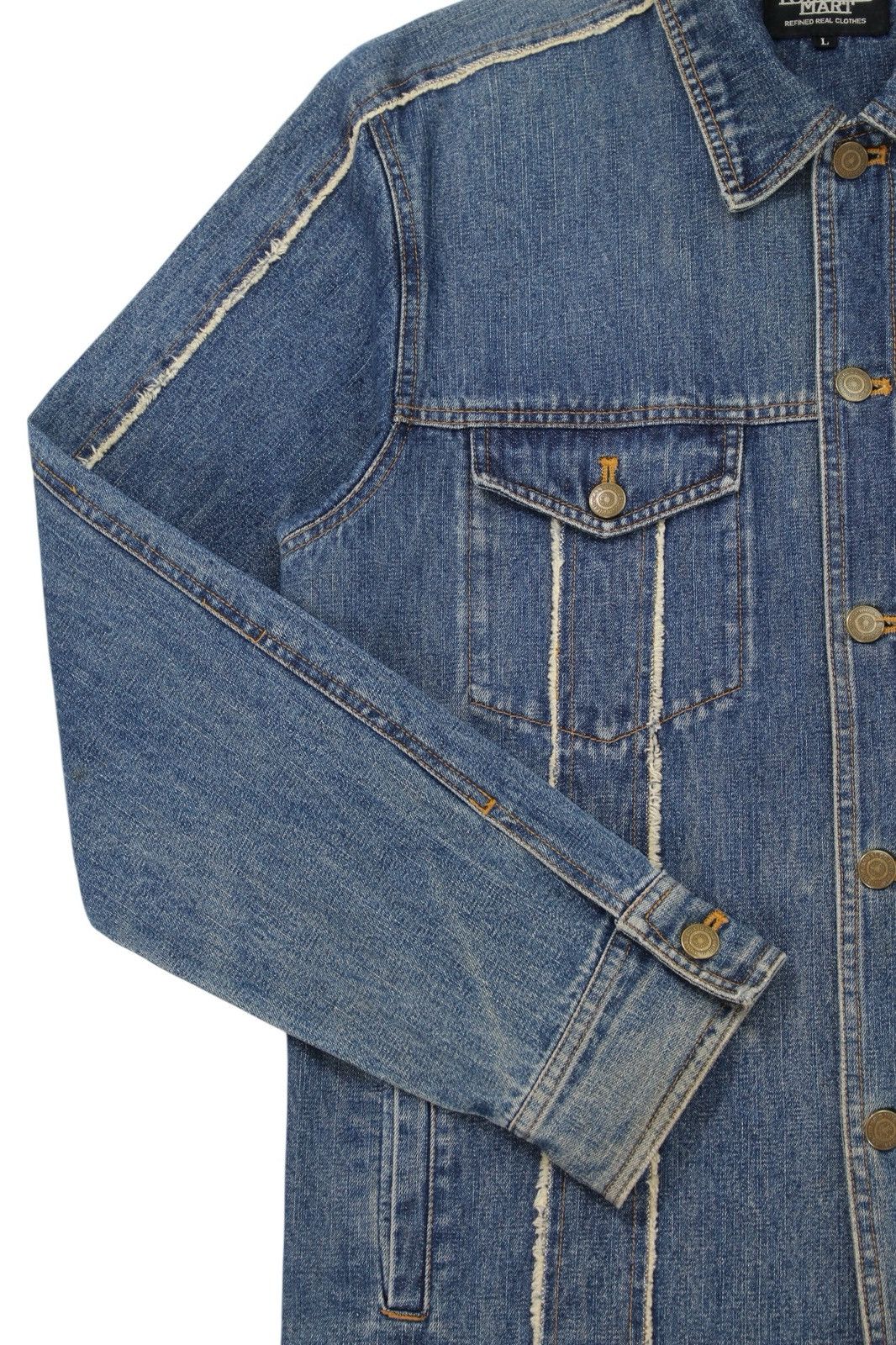 Tornado Mart SS2003 TORNADO MART BOXY DENIM JACKET Size US L / EU 52-54 / 3 - 8 Thumbnail