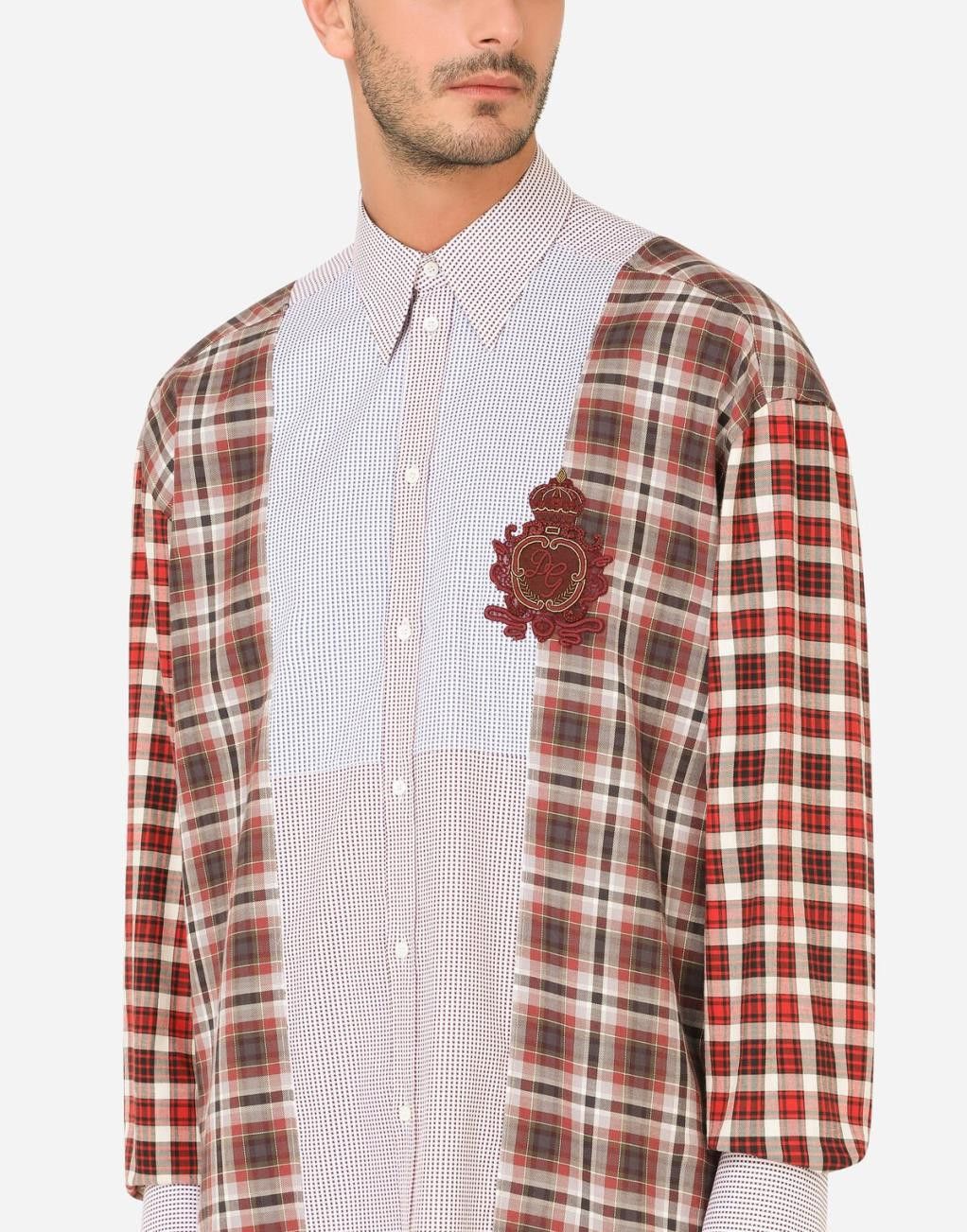 Dolce & Gabbana o1y0125 Checked Shirt in Multicolor Size US M / EU 48-50 / 2 - 4 Thumbnail