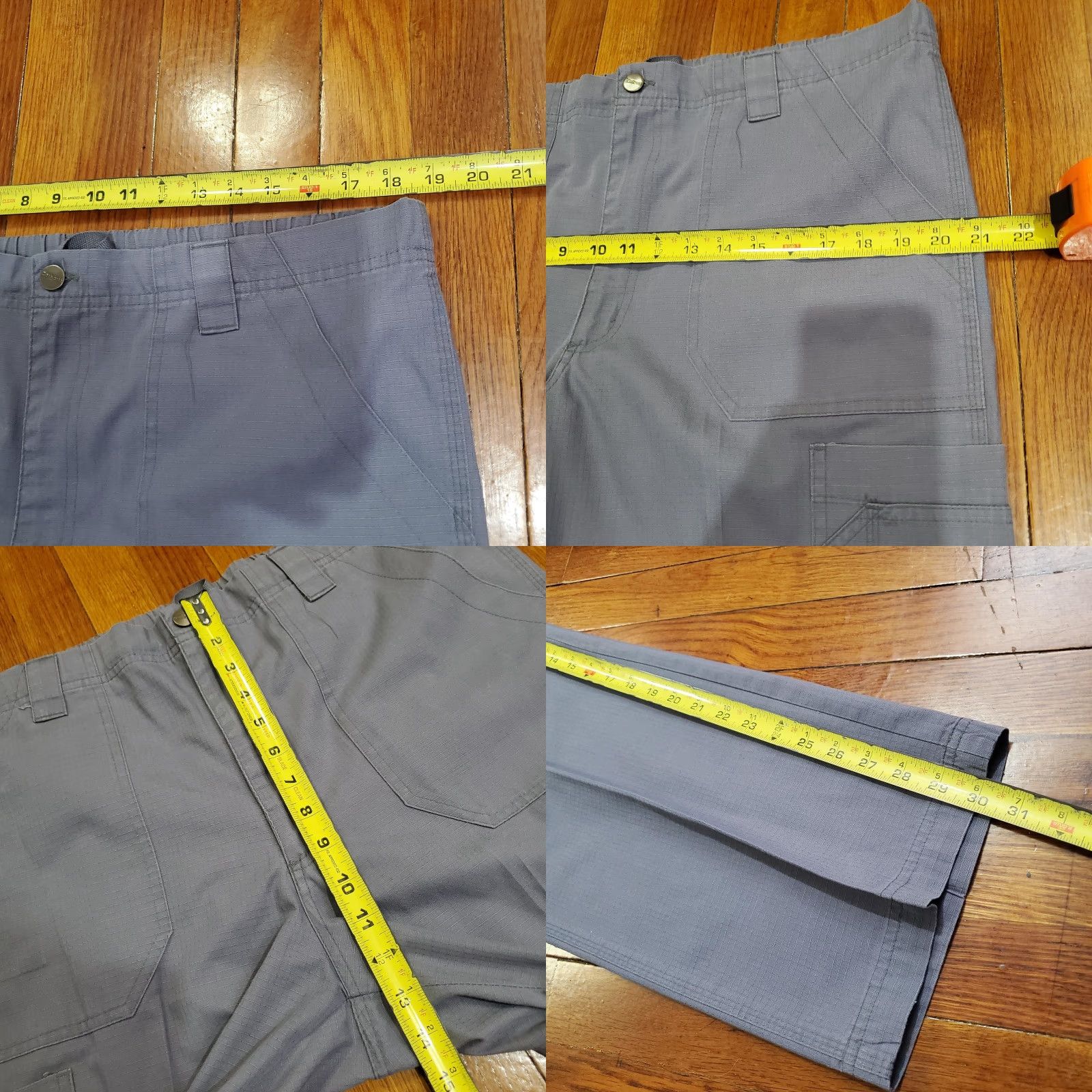 Carhartt Carhartt Cargo Pants Mens 39x29 Gray Elastic Waist Ripstop Workwear Relaxed Pants Regular L Gray Carhartt Logo Pockets Workwear Mens Size US 33 - 8 Thumbnail