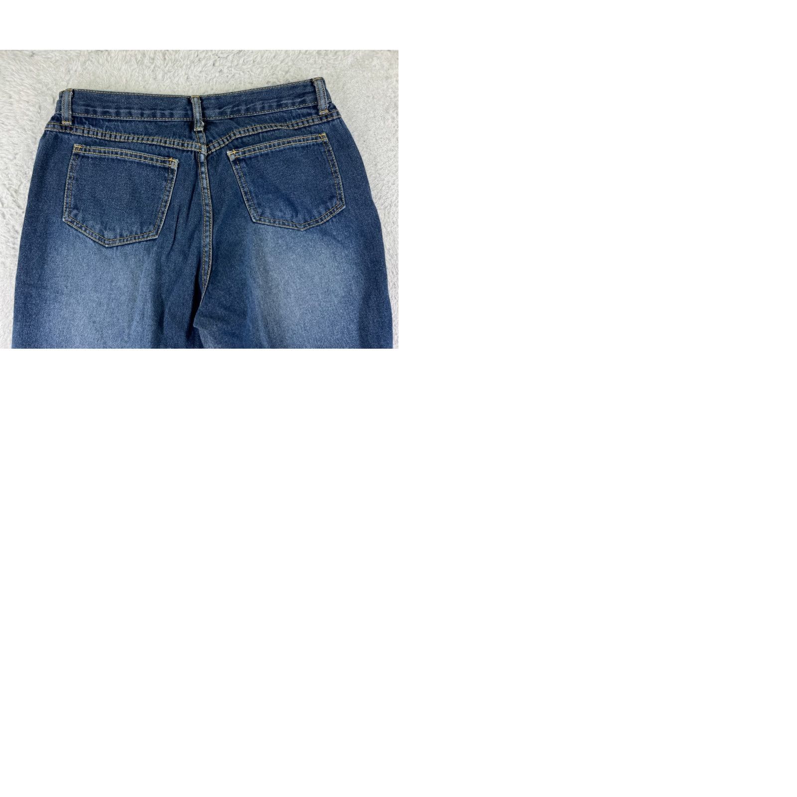 Denime VINTAGE My Tina Jeans Womens Regular 26 Blue Denim 100% Cotton Flared 28 Inseam 26x28 Low Rise 6.5-8.5 Zip 5-Pocket Logo Classic Designer Shirt Size 36" / US 14 / IT 50 - 10 Thumbnail