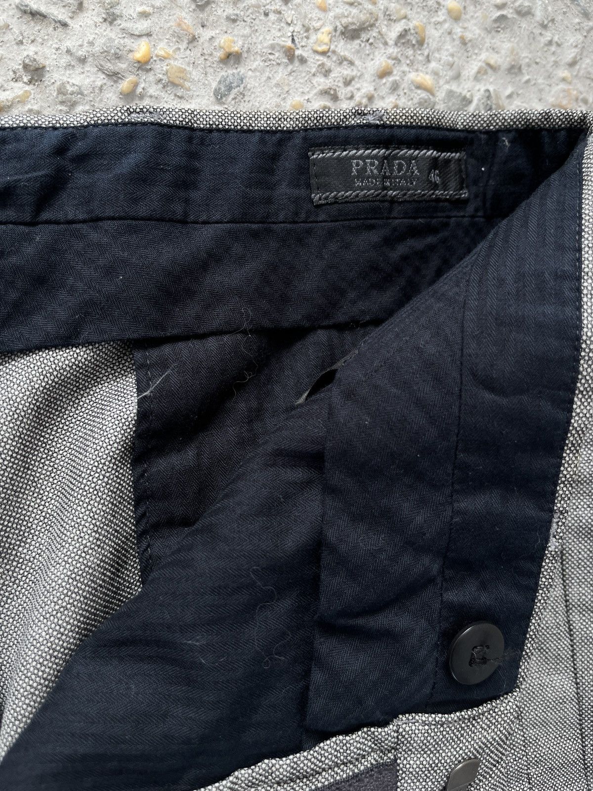 Prada Wool Tailored Trousers Size US 30 / EU 46 - 8 Thumbnail