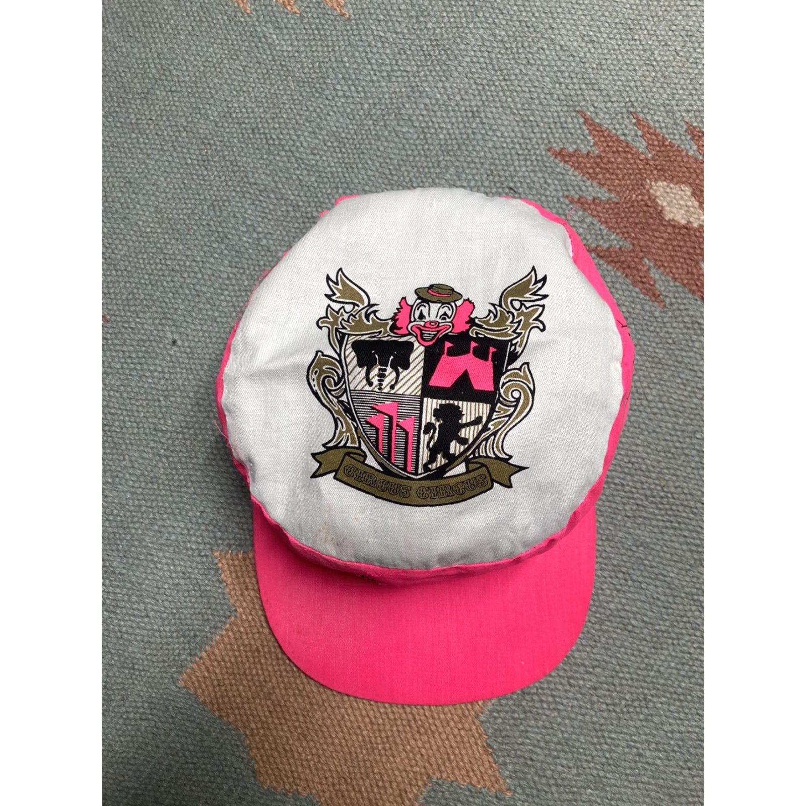 Pinko VINTAGE SnapBack hat cap circus circus Las Vegas hotel casino pink 90s Men Adjustable Pink 90s SnapBack Mens Size ONE SIZE - 5 Thumbnail