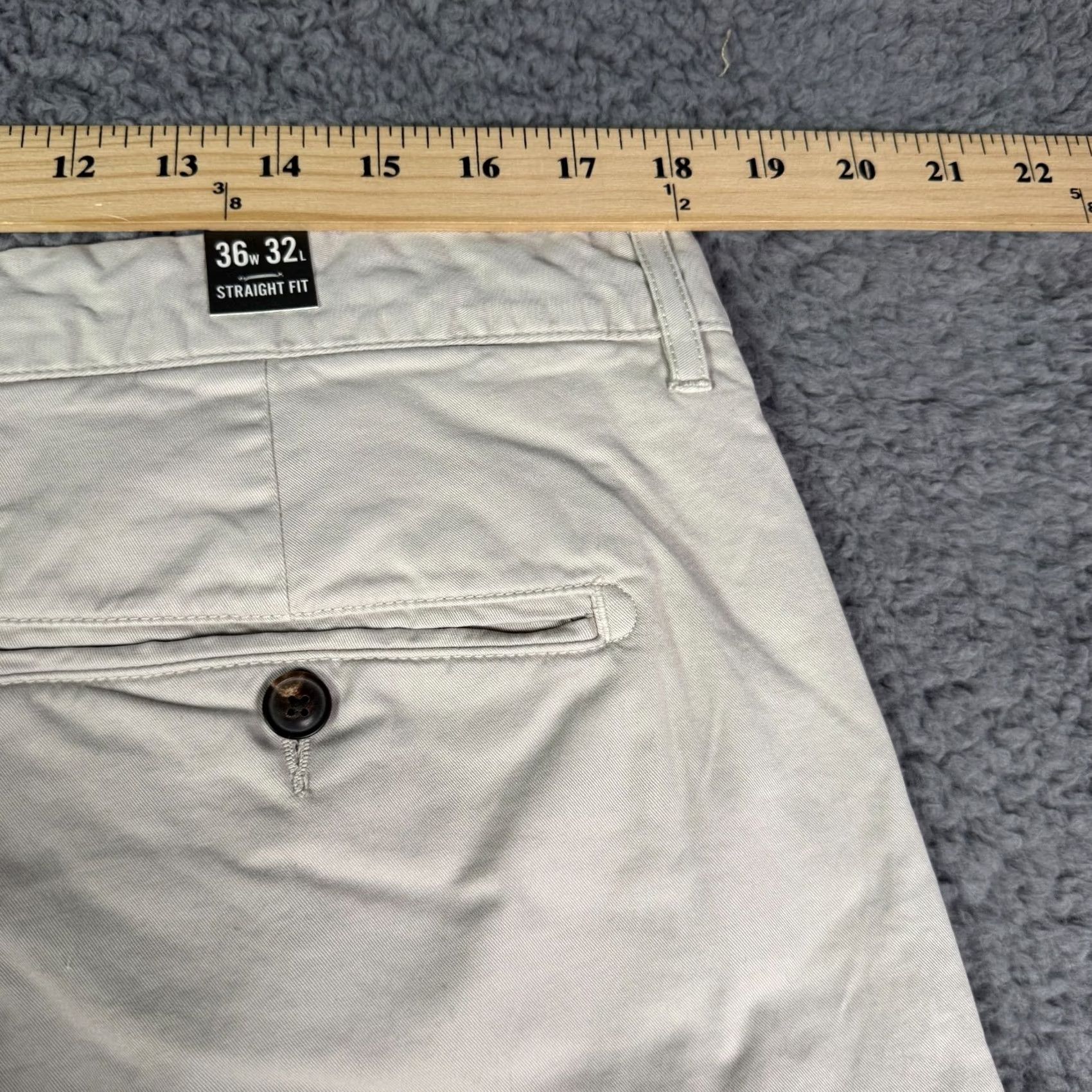 Todd Snyder Todd Snyder Pants Mens 36x32 Bone Khaki Tab Front Chino Straight Fit Stretch Slimming Pockets Casual Womens Mens Boys Girls Size US 36 / EU 52 - 7 Thumbnail
