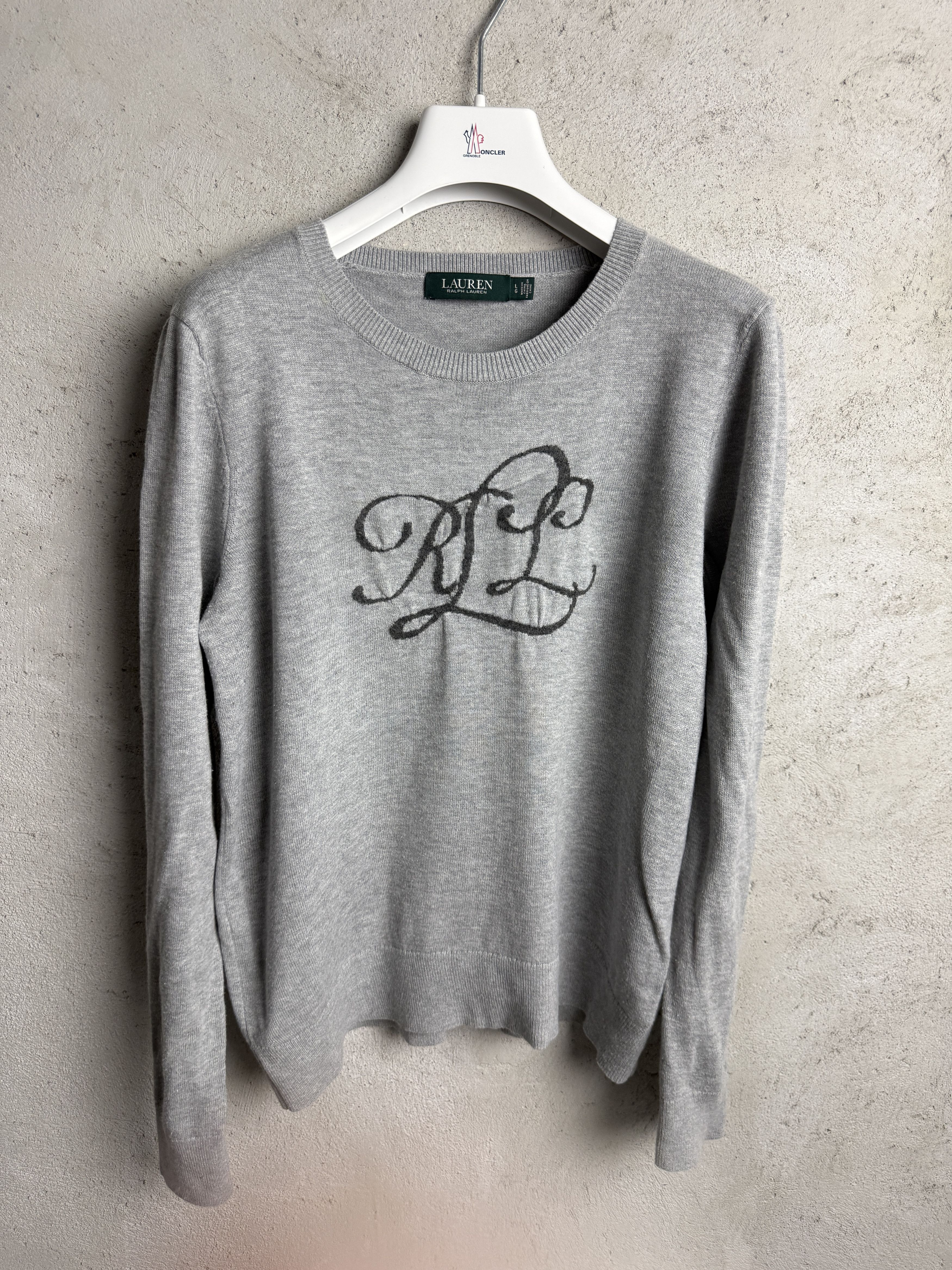 Lauren Ralph Lauren Lauren Ralph Lauren big logo sweater knitwear casual Size L / US 10 / IT 46 - 1 Thumbnail