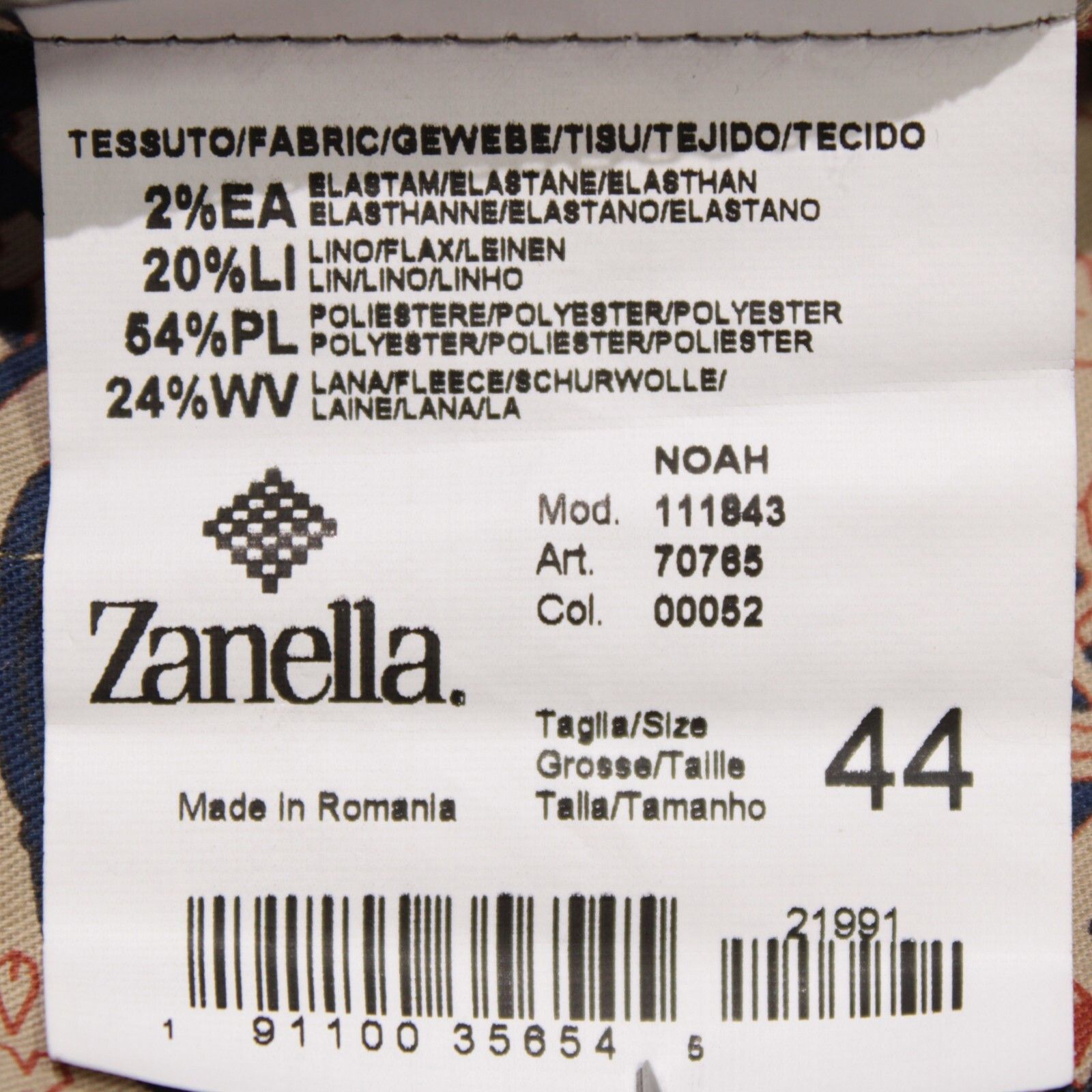 Zanella Zanella New with tags Dress Pants Size 44 US In Gray Size US 44 / EU 60 - 6 Thumbnail