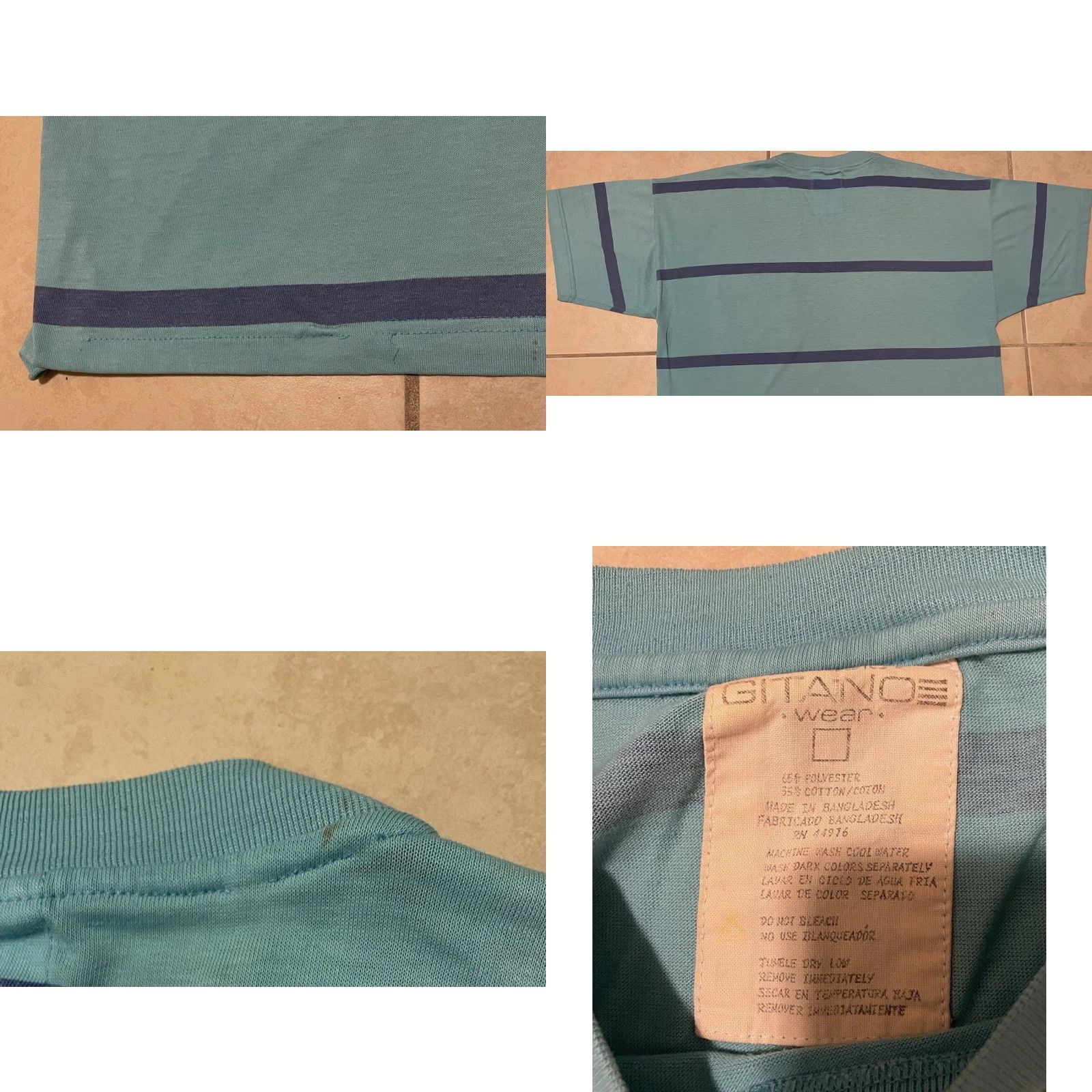 Quiksilver VINTAGE 90s Faded Striped Shirt XL Surf Skate Grunge Vaporwave Billabong Quiksilver Ocean Pacific Hurley Size US XL / EU 56 / 4 - 9 Thumbnail