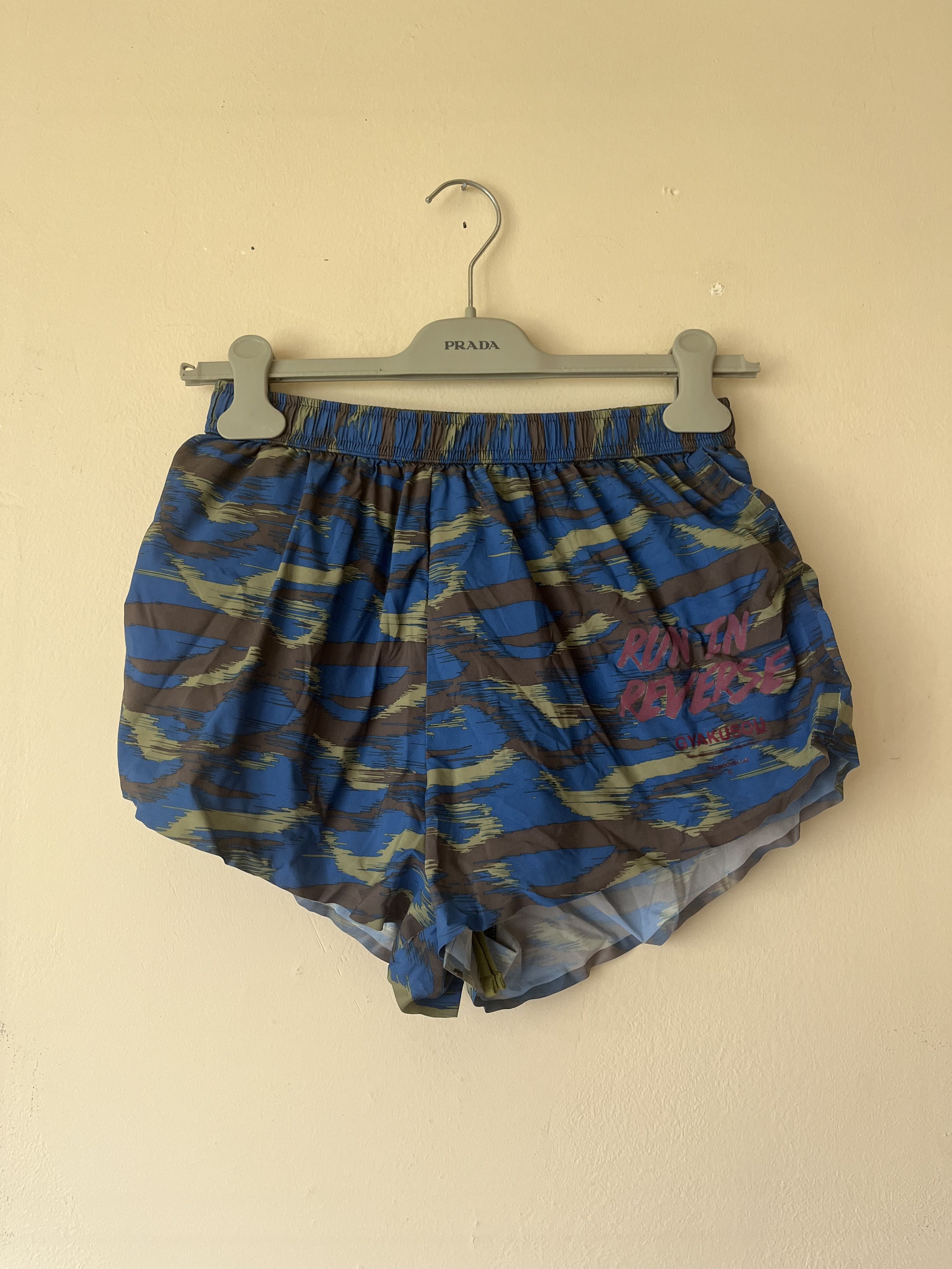 Gyakusou × Nike × Undercover SS13 DRI-FIT RACER LINED MENS RUNNING SHORTS Size US 30 / EU 46 - 2 Thumbnail