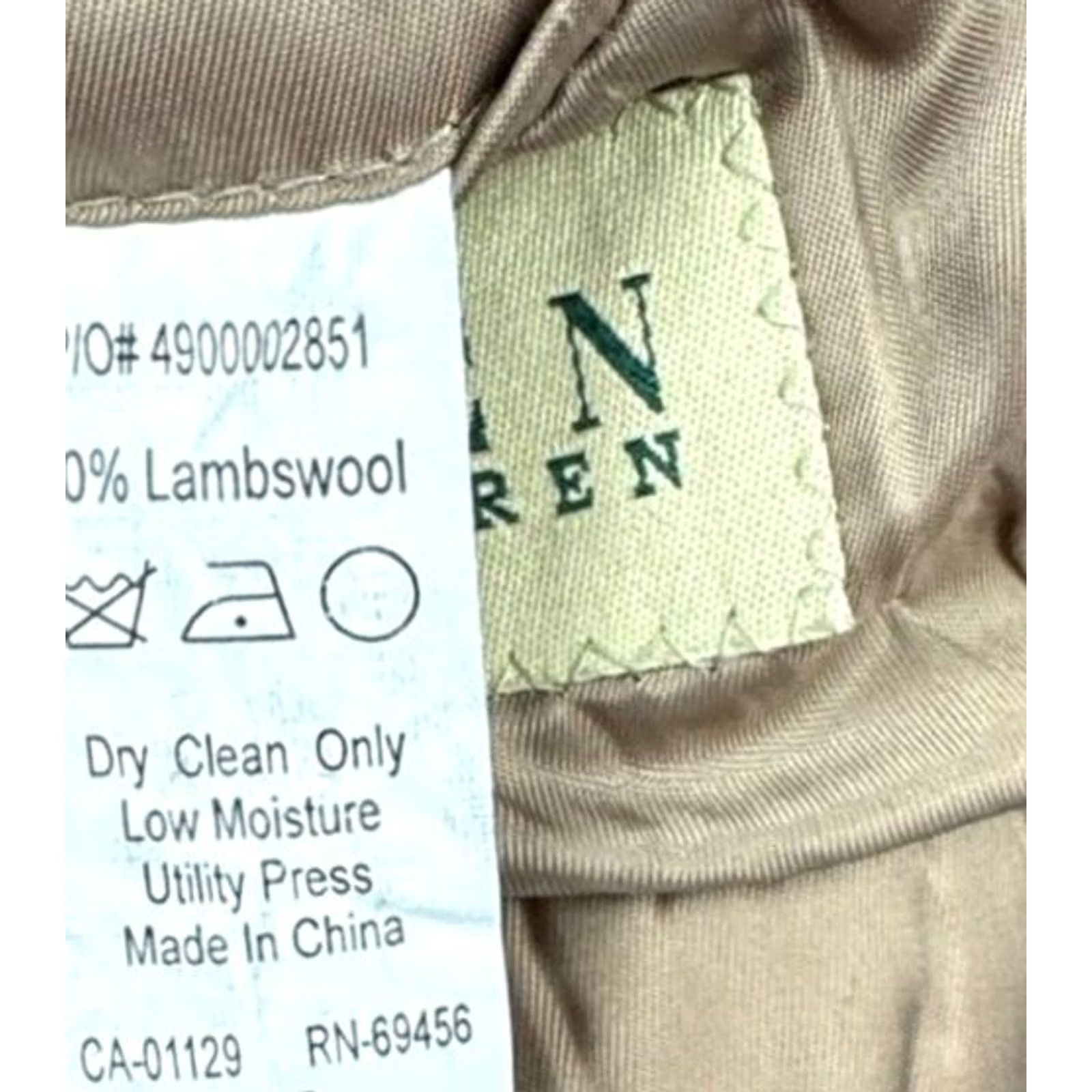 Ralph Lauren Ralph Lauren Blazer Men's Brown Herringbone Wool 2-Button 42R Size 42R - 5 Thumbnail