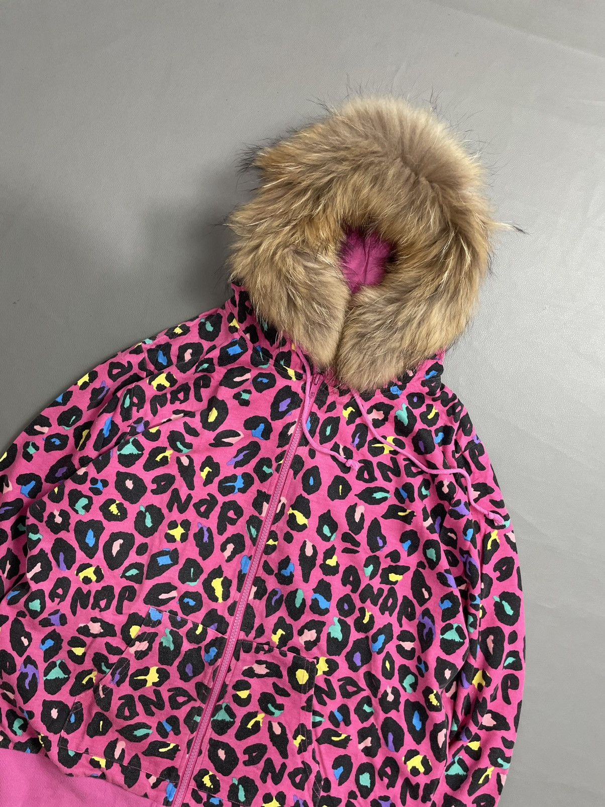Hysteric Glamour Anap Leopard Zip Fur Hoodie Size US L / EU 52-54 / 3 - 2 Thumbnail