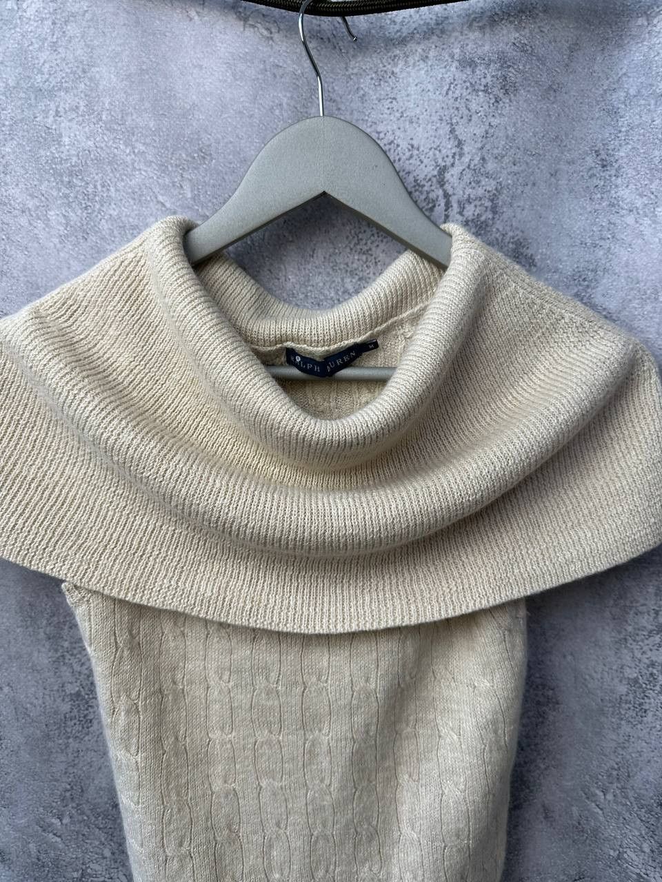 Ralph Lauren Ralph Lauren Cowl Neck Sweater Linen/Alpaca Vest Vintage Size M / US 6-8 / IT 42-44 - 5 Thumbnail