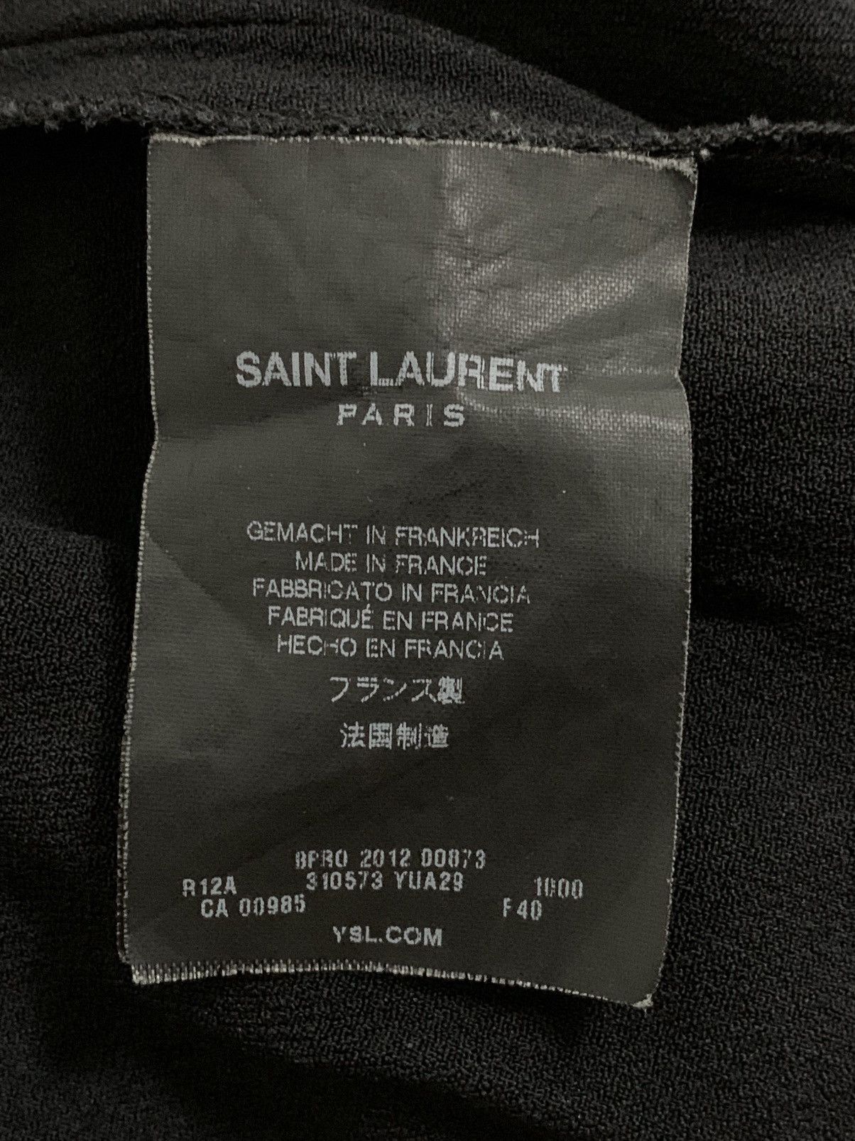 Saint Laurent Paris SAINT LAURENT HEDI SLIMANE LEATHER AND MESH ACCENTS DRESS Size M / US 6-8 / IT 42-44 - 9 Thumbnail