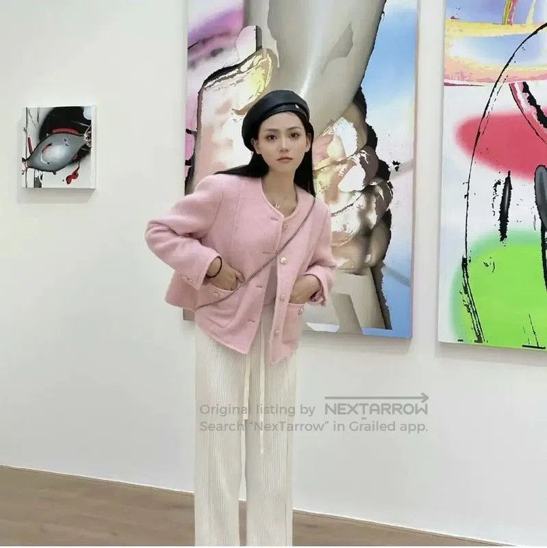 Chanel Chanel Pink Women's Cardigan Sweater . Size S / US 4 / IT 40 - 8 Thumbnail