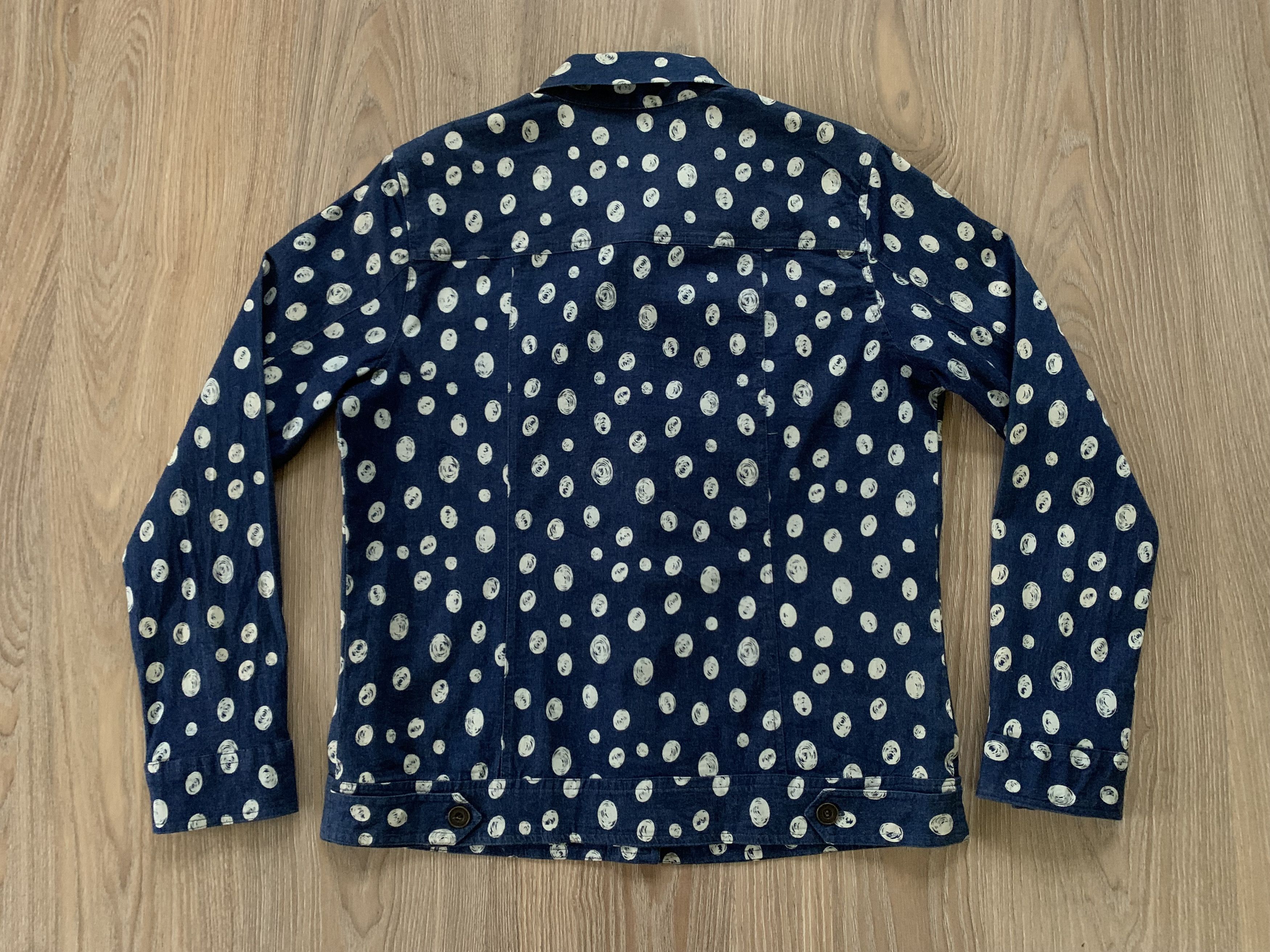 Other Vintage Pomodoro Quilted Denim Jacket Size M / US 6-8 / IT 42-44 - 3 Thumbnail