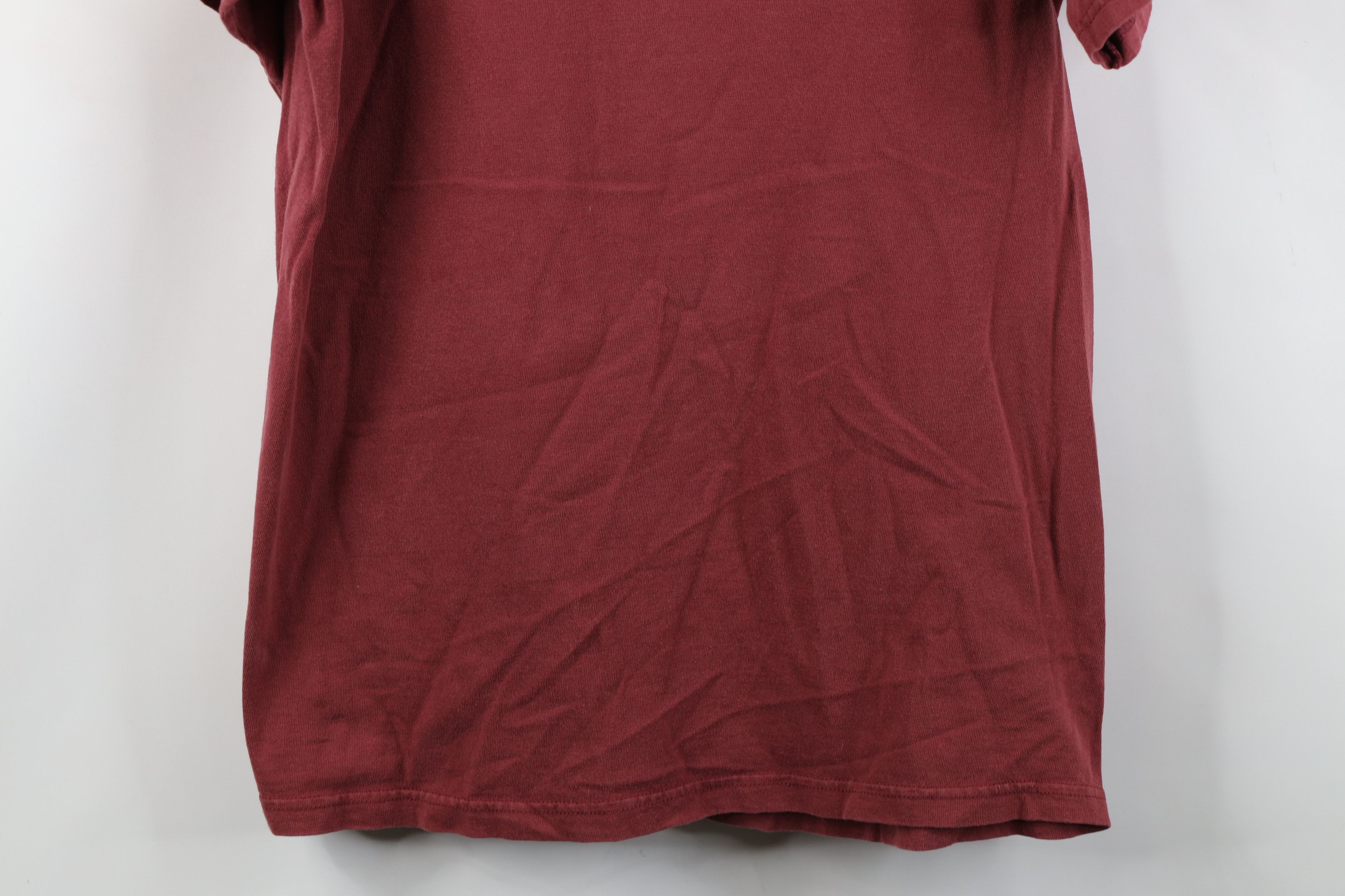 Vintage Vintage 90s Streetwear Nature Eagle Short Sleeve T-Shirt Red Size US L / EU 52-54 / 3 - 3 Thumbnail