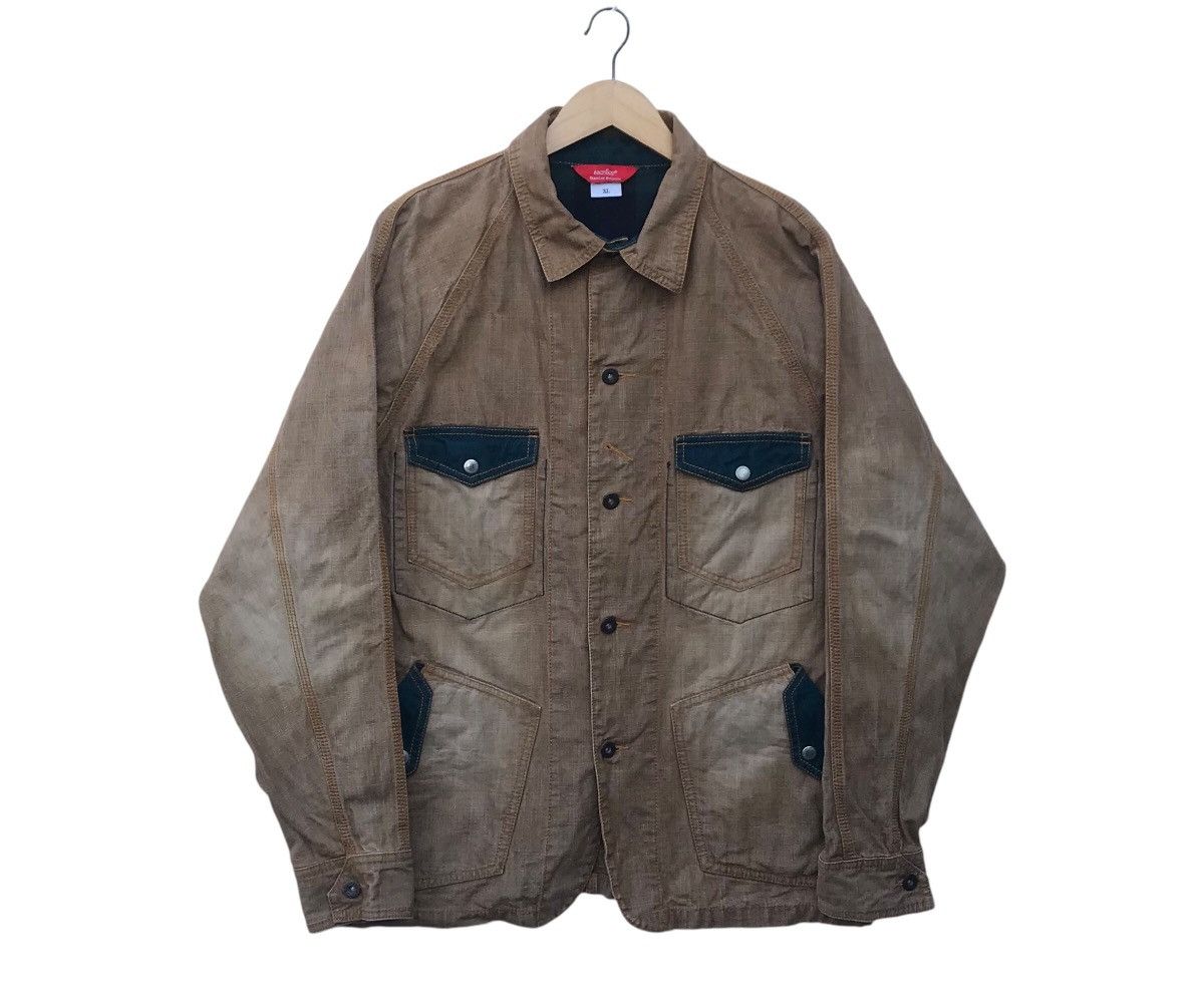Japanese Brand Sacrifice Essential Subjects Multipocket Denim Works Jacket Size US L / EU 52-54 / 3 - 1 Thumbnail