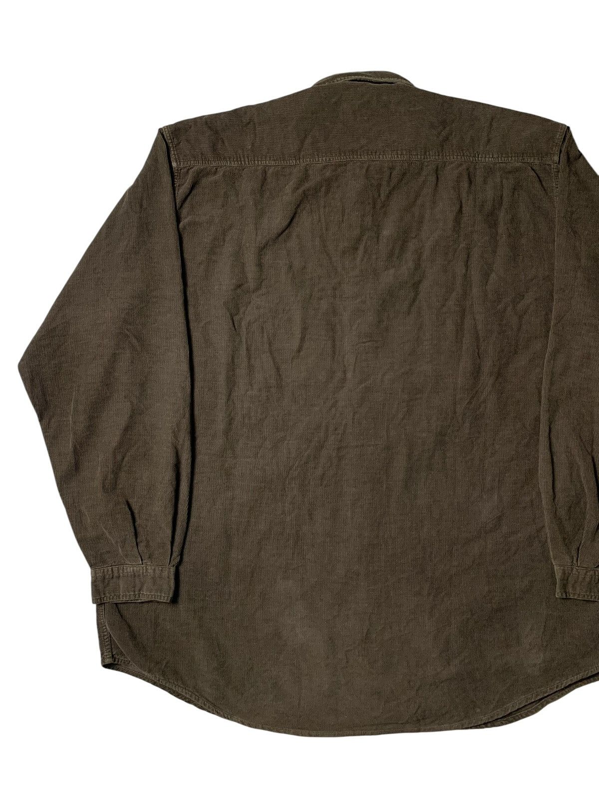 Armani 1990s Armani Jeans Double Pocket Oversized Corduroy Shirt Size US XL / EU 56 / 4 - 11 Thumbnail