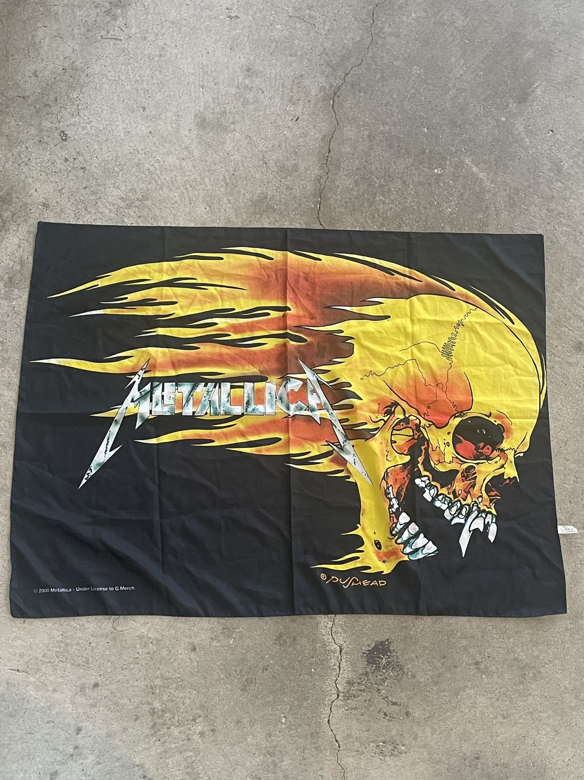 2001 Metallica Silk Scarf, image size:1200x1602