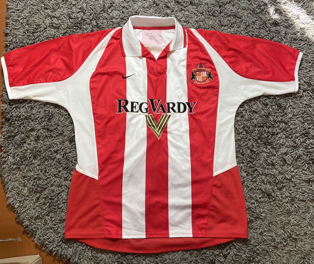 SUNDERLAND VINTAGE Y2K BLOCK CORE FOOTBALL SOCCER JERSEY