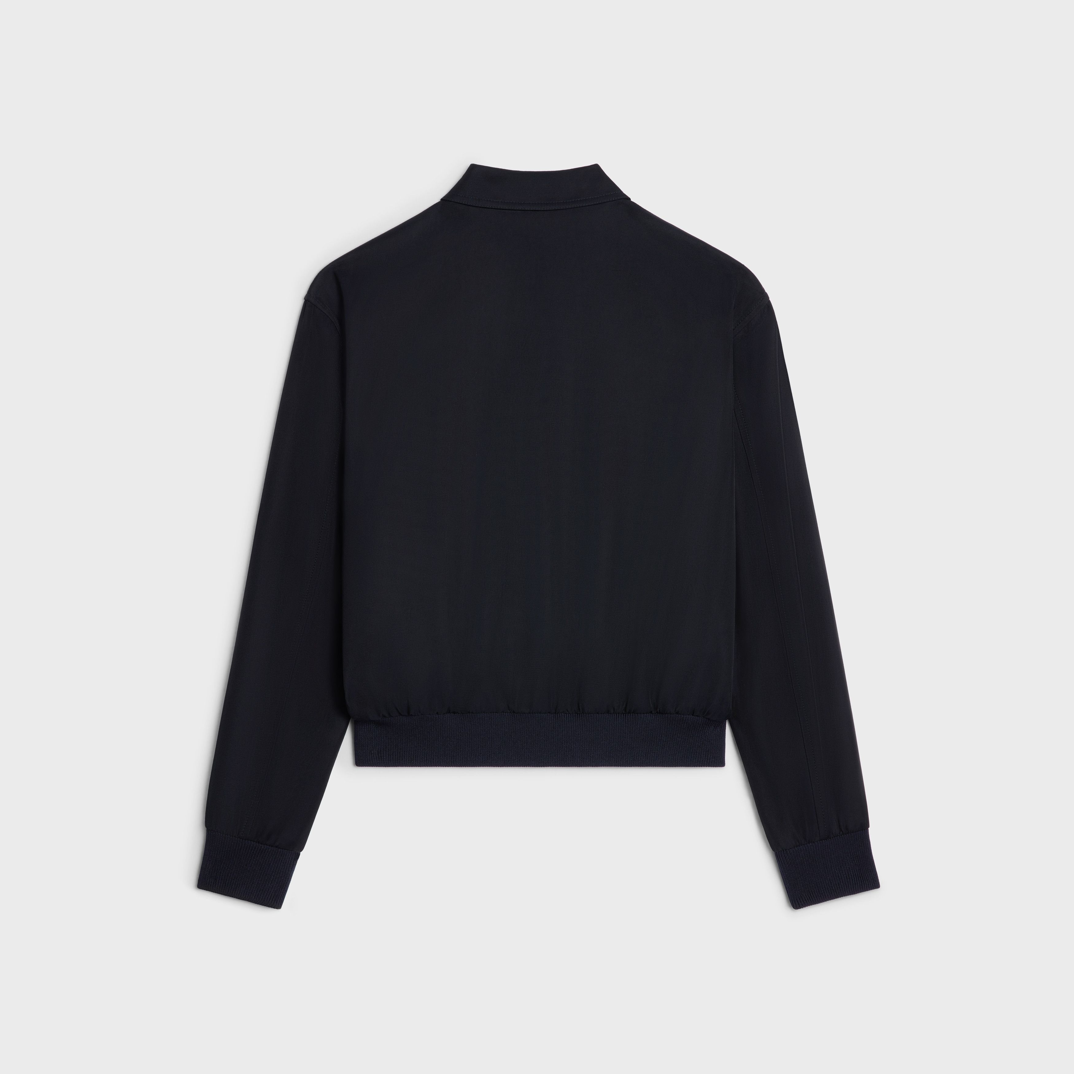 Celine o1bcso1str0925 2W47B585X Triomphe Blouson Jacket in Navy Size US XL / EU 56 / 4 - 2 Thumbnail