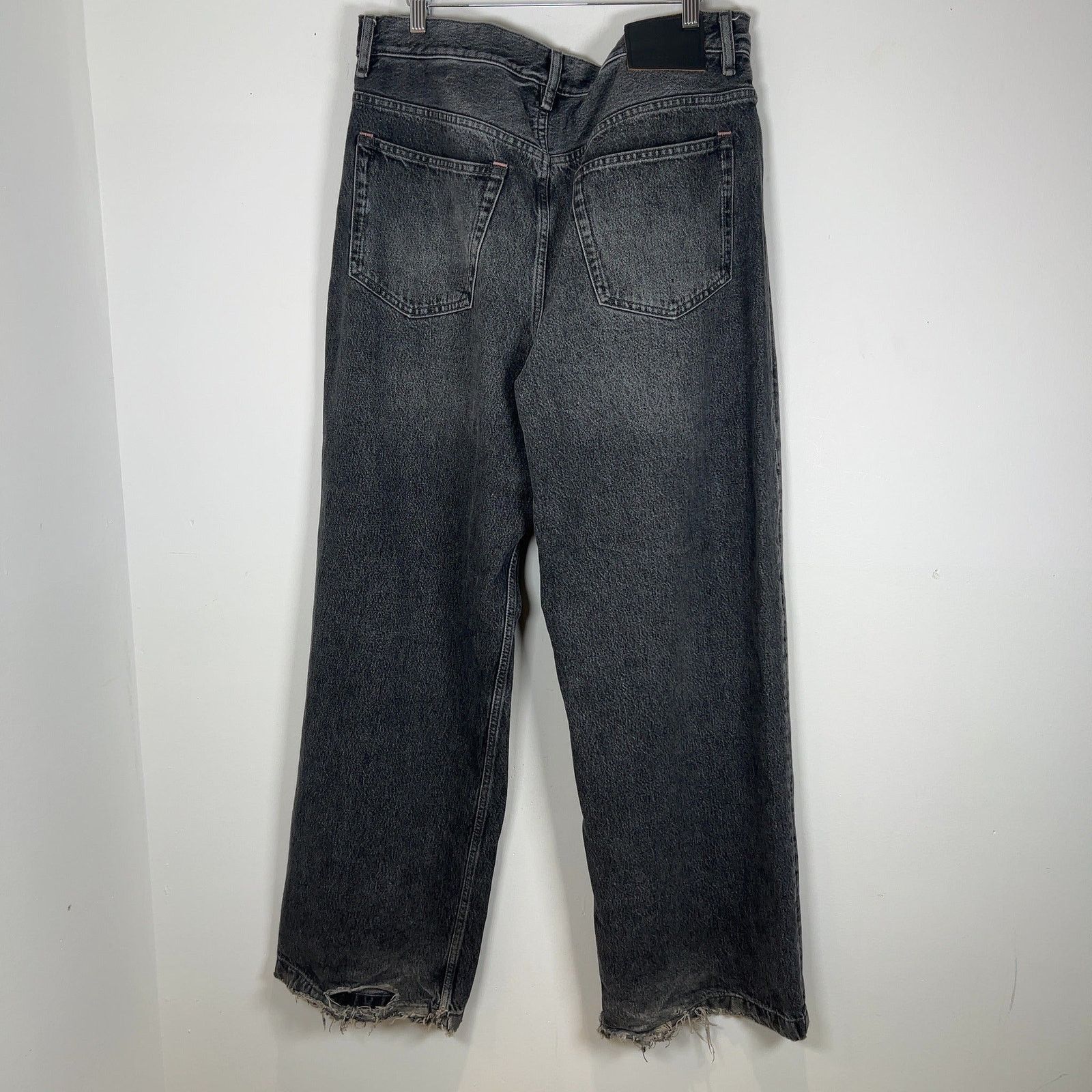 Acne Studios Acne Studios 1989 Ash Black Wide Leg Jeans Size US 32 / EU 48 - 4 Thumbnail