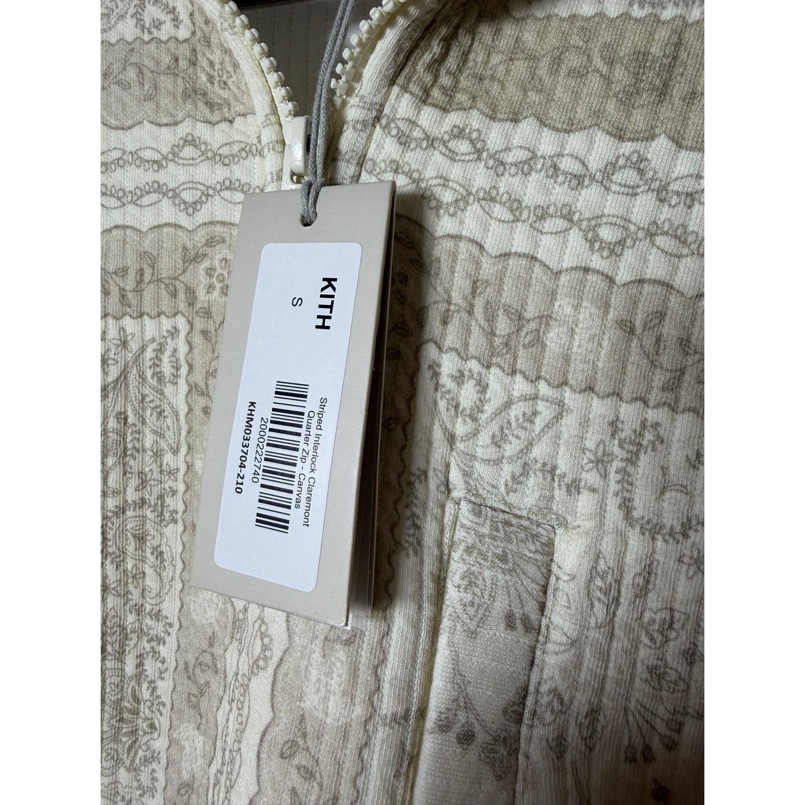 Kith Kith Striped Interlock Claremont Quarter Zip Size US S / EU 44-46 / 1 - 4 Thumbnail