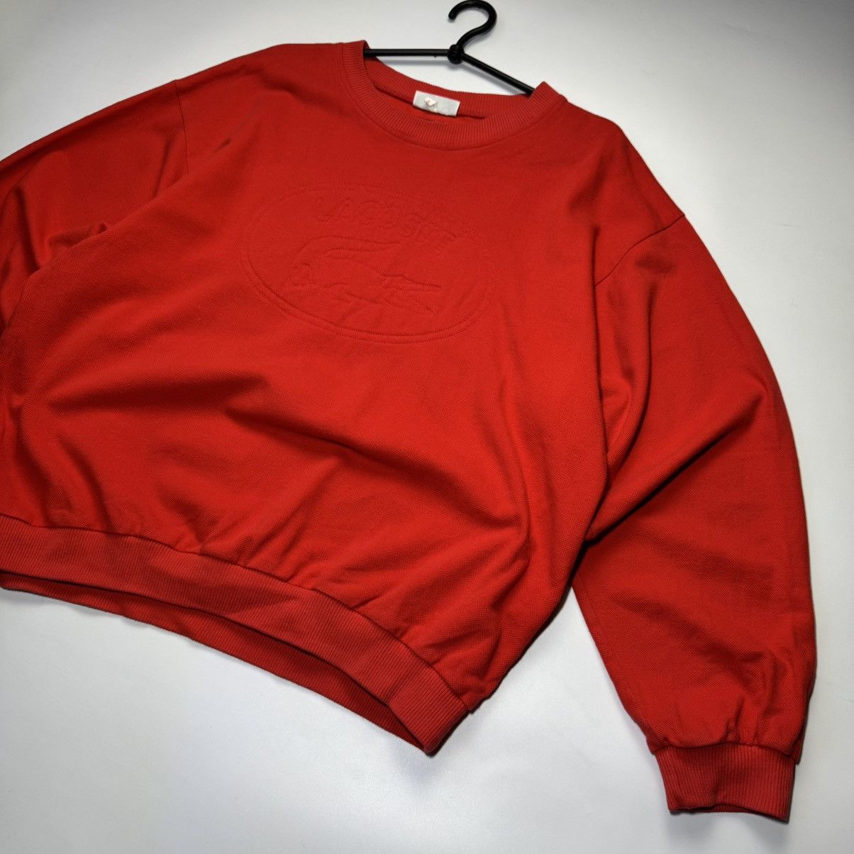 Lacoste Vintage Sweatshirt Chemise Lacoste Big Logo Oversized Fit Size US M / EU 48-50 / 2 - 5 Thumbnail