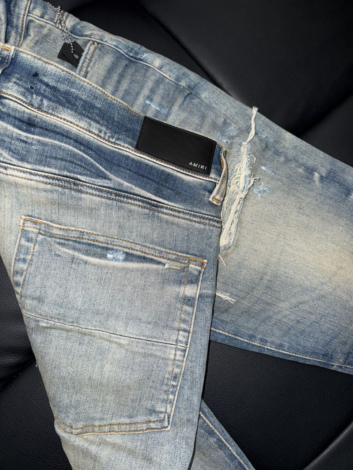 Amiri Amiri bandana denim patch mx1 jeans Size US 34 / EU 50 - 7 Thumbnail