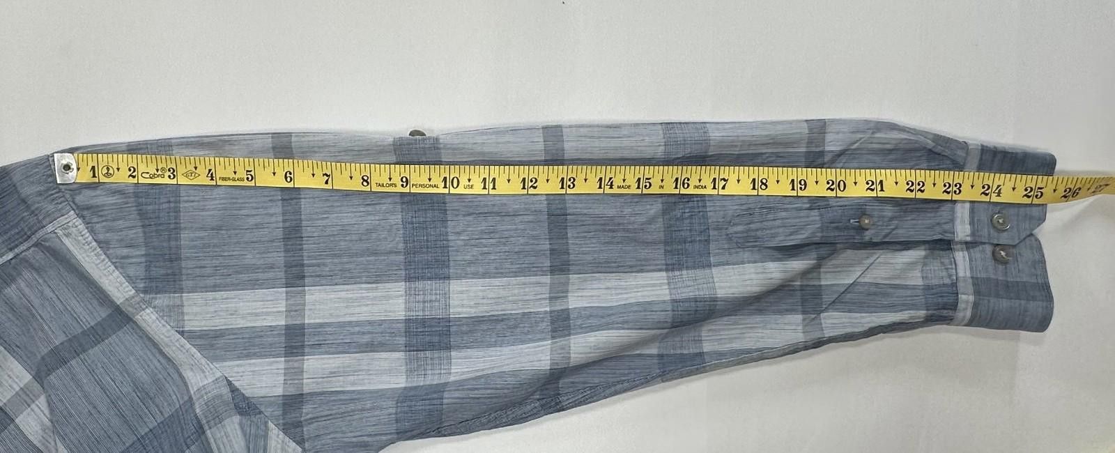 DKNY DKNY 100% Cotton Button Up Shirt Blue/Gray Mens 2XL Size US XXL / EU 58 / 5 - 8 Thumbnail