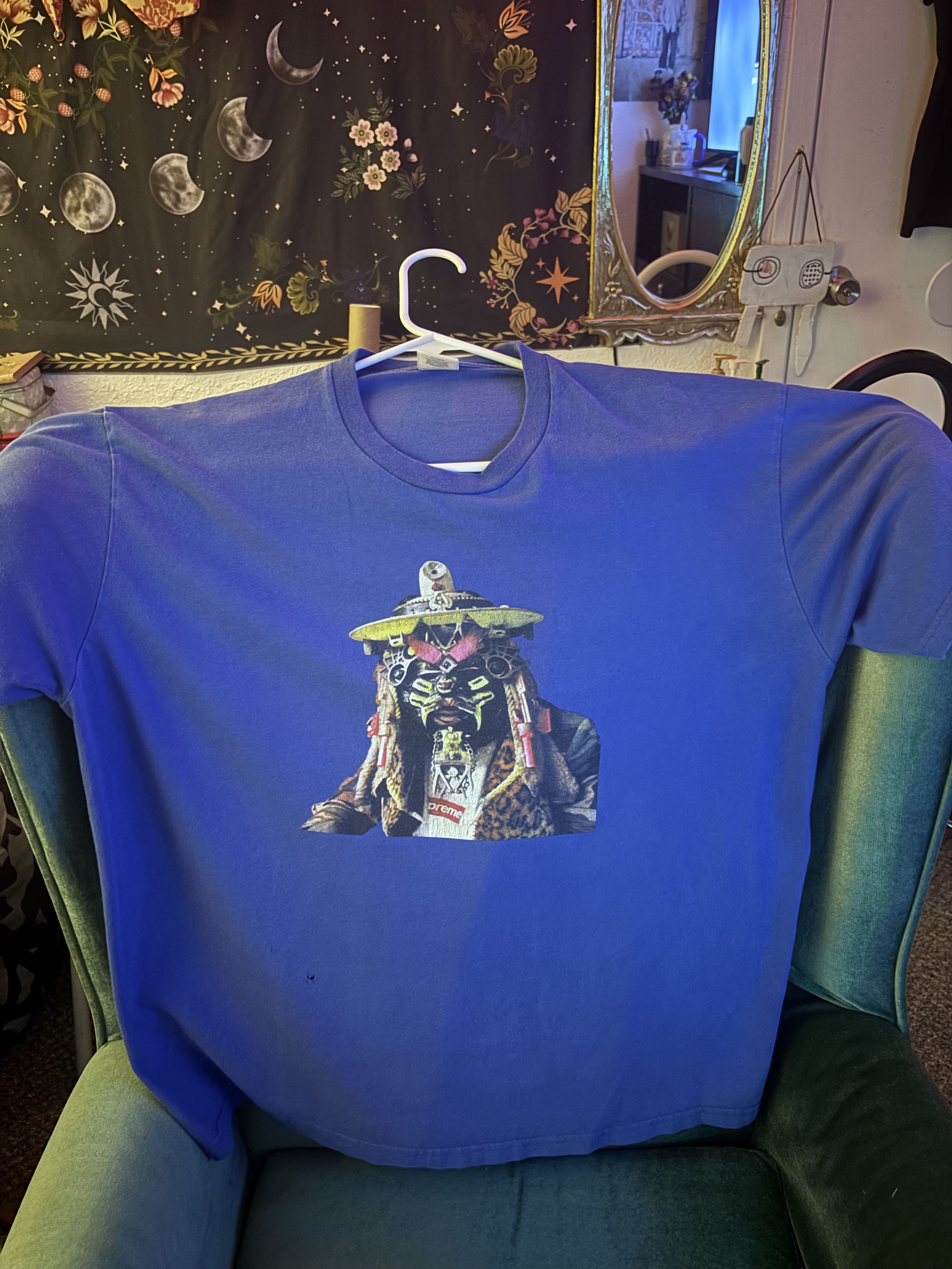 Supreme Supreme x Rammellzee graphic-print T-shirt 2020 collection. Size US XL / EU 56 / 4 - 1 Thumbnail