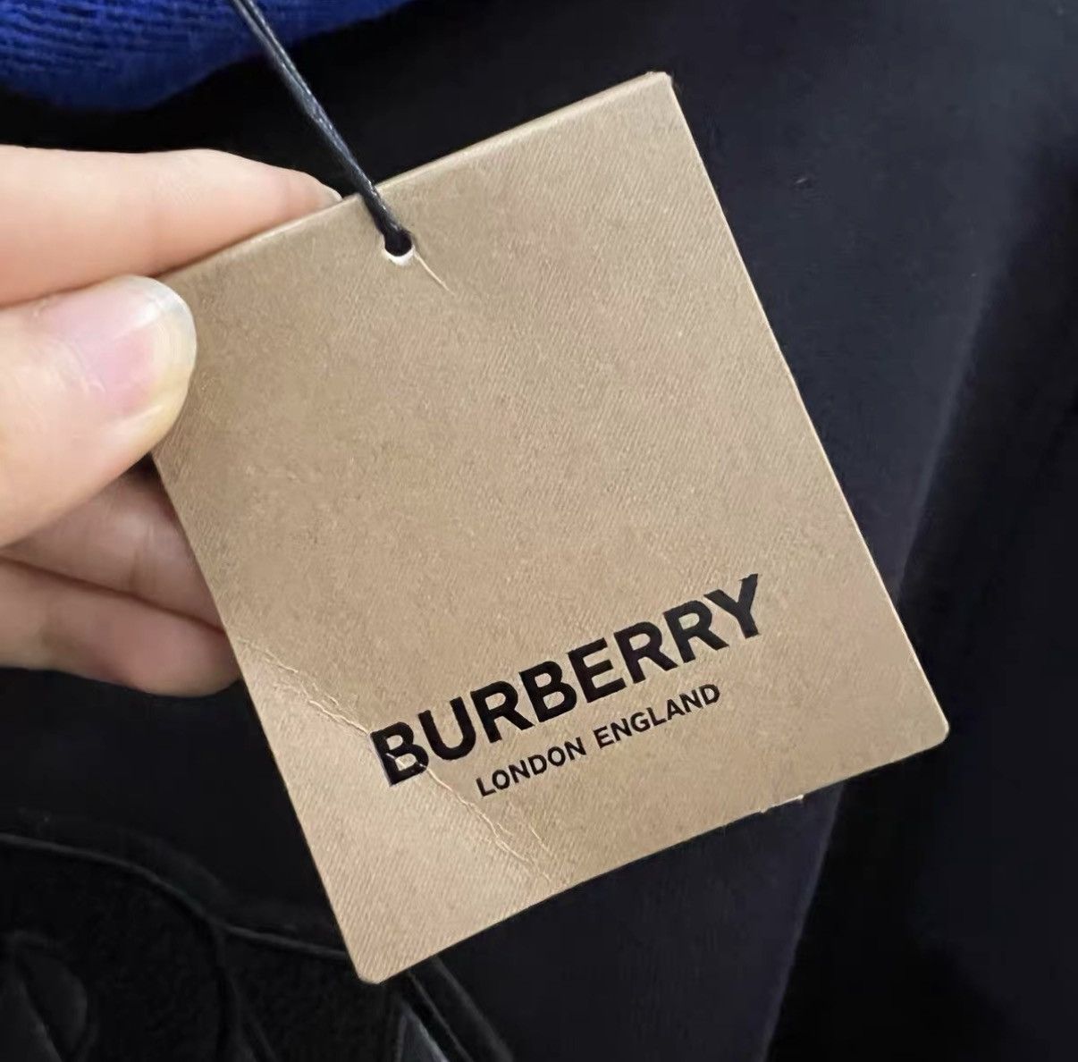 Burberry Burberry Black Leather-panel Logo Check Hoodie J41 Size US M / EU 48-50 / 2 - 5 Thumbnail