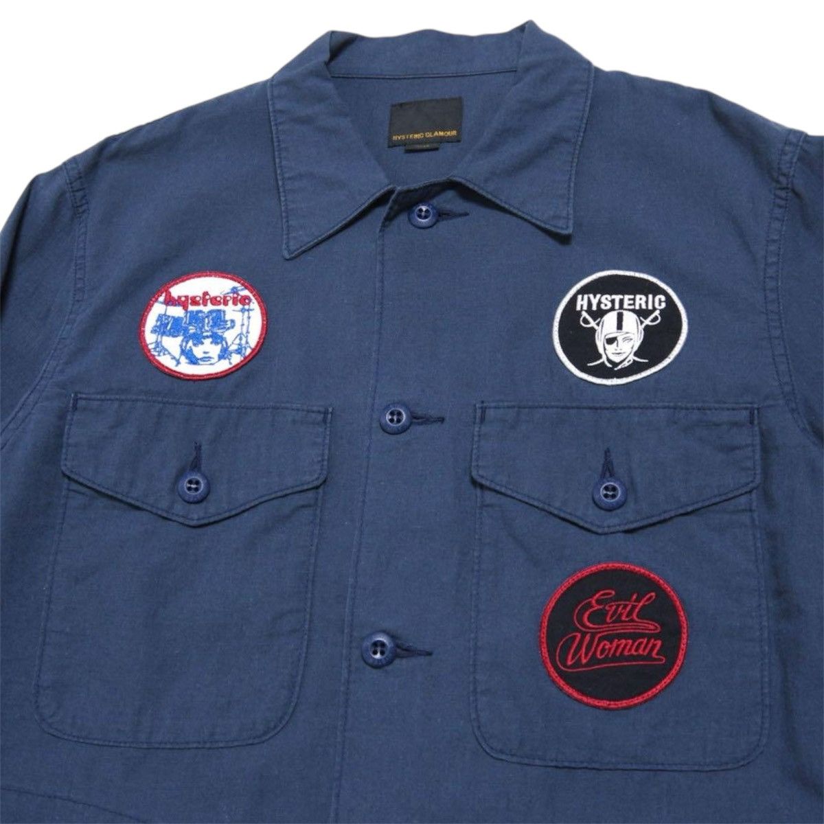 Hysteric Glamour Patched Shirt Primaloft 90s Size US L / EU 52-54 / 3 - 3 Thumbnail