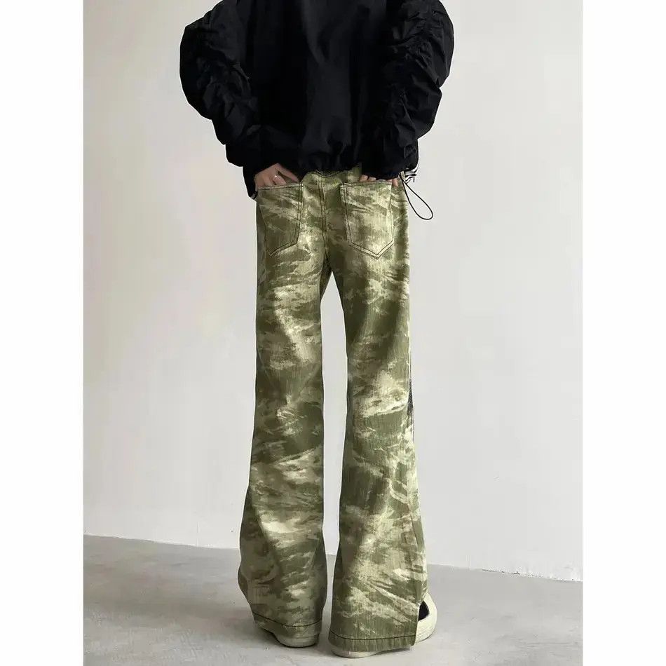 Japanese Brand Retro loose wide leg slightly flared jeans Size US 32 / EU 48 - 5 Thumbnail