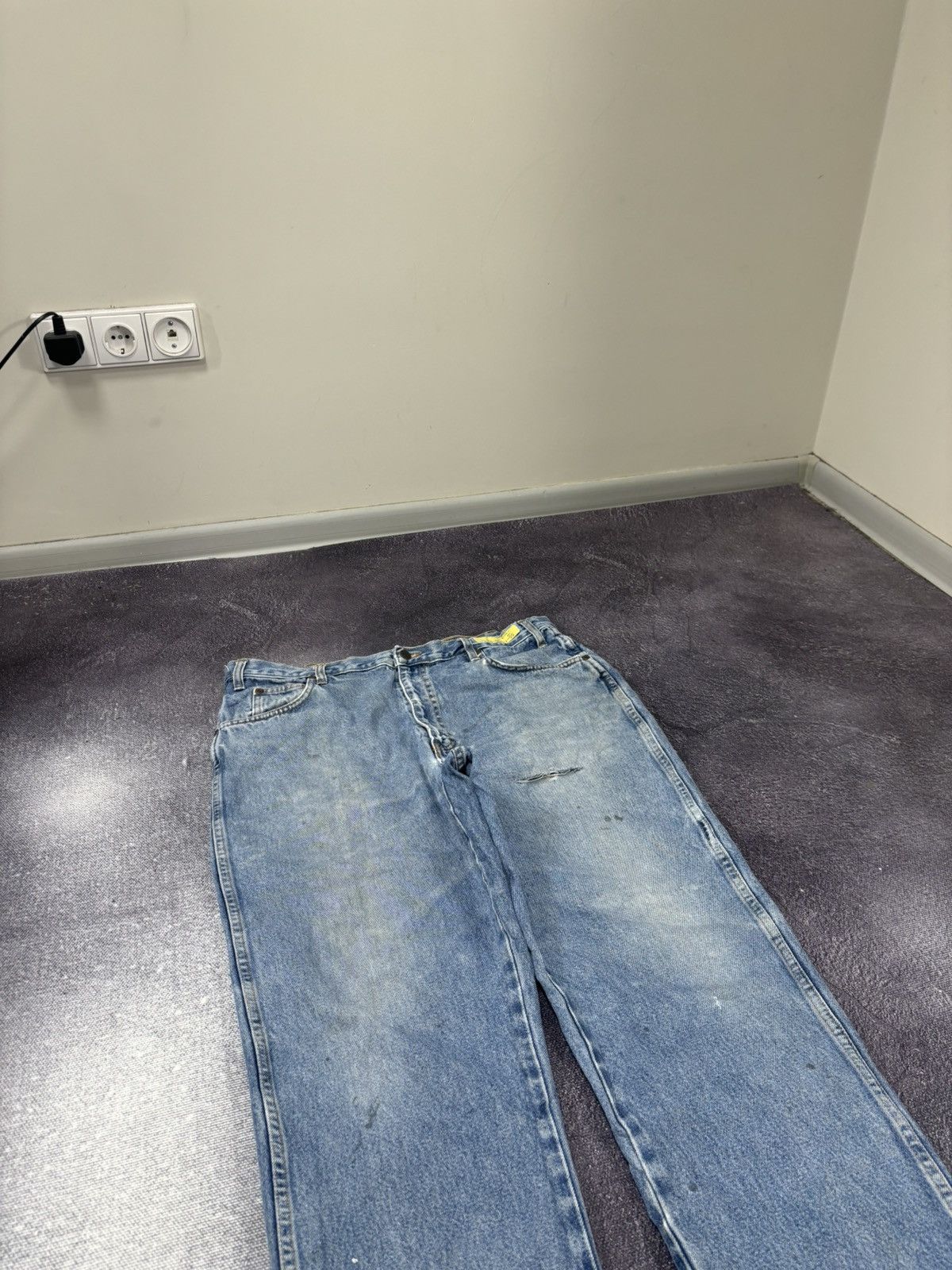 Dickies Vintage Dickies Y2K Faded Blue Denim Work Hype Baggy Jeans Size US 38 / EU 54 - 9 Thumbnail