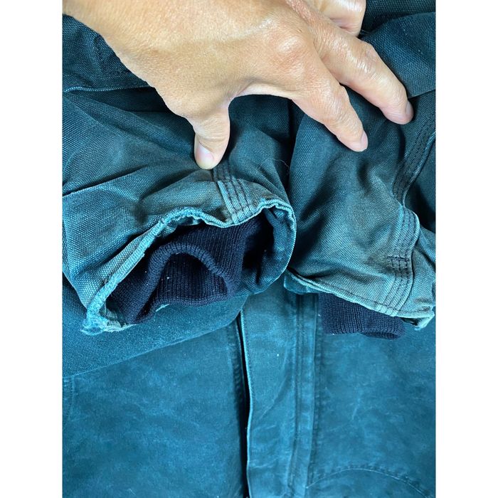 Carhartt Vintage Carhartt Corduroy Collar Workwear Jacket Black Size