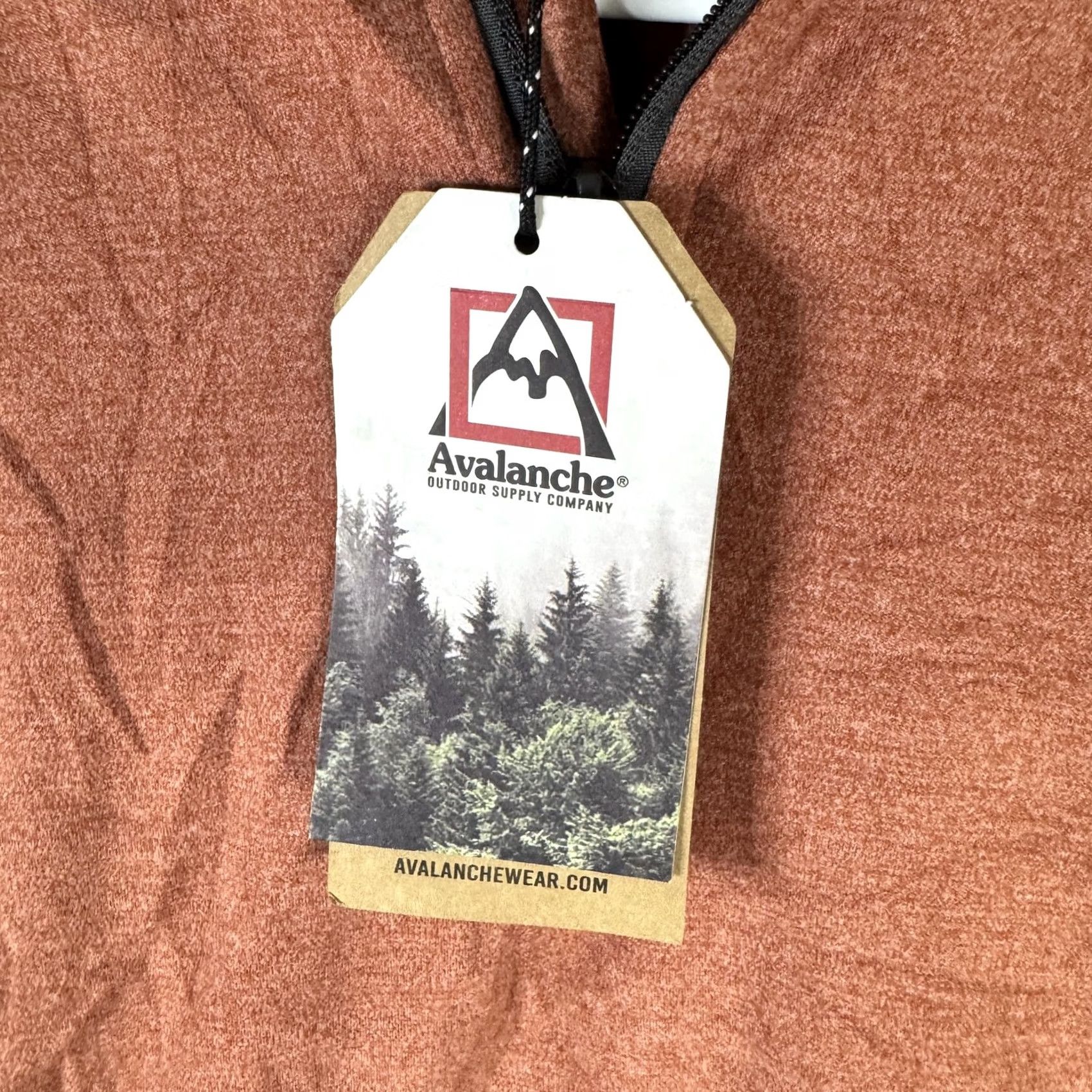 Avalanche Avalanche Pullover Mens S Orange 1/4 Zip Lightweight Stretch Hiking Shirt Size US S / EU 44-46 / 1 - 6 Thumbnail