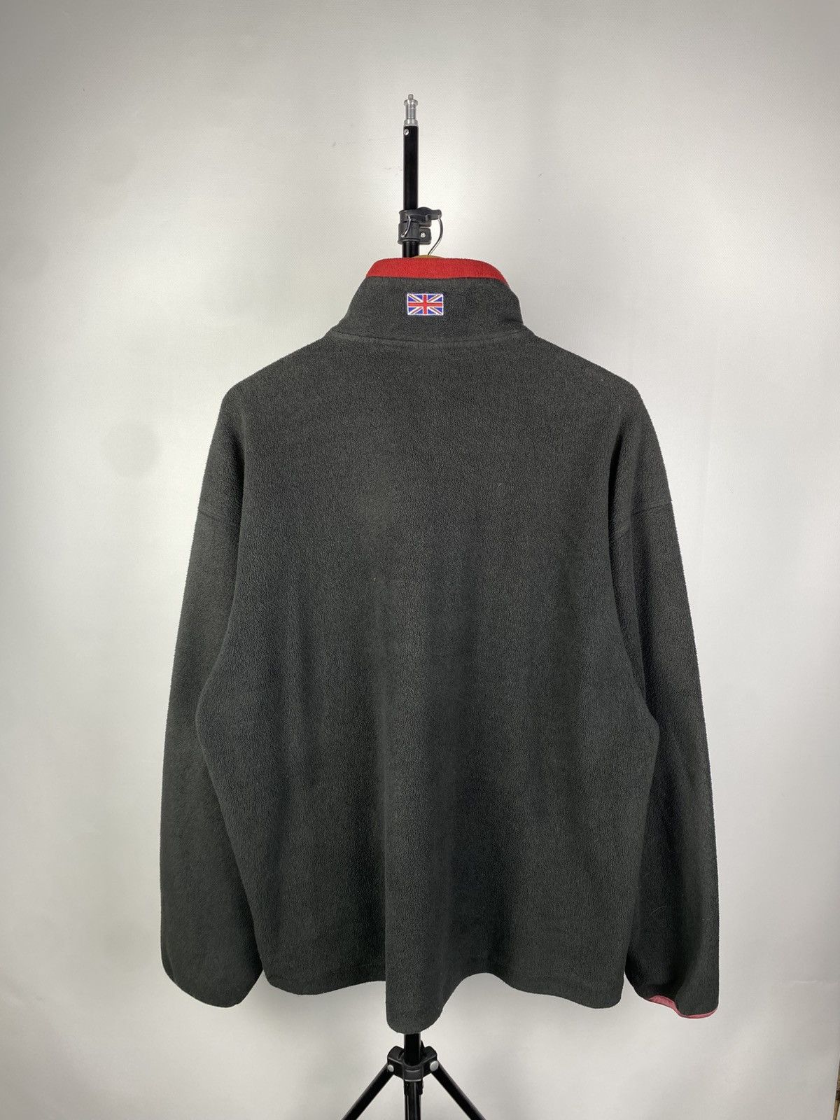 Reebok × Vintage Vintage 90s Reebok BIG LOGO Fleece 1/4 Sweatshirt Size US XL / EU 56 / 4 - 5 Thumbnail