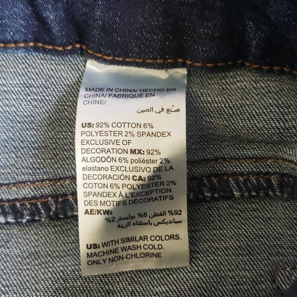 Chicos CT269 Chico's So Slimming Girlfriend Slim Leg Ankle Jean 10R Size 32" / US 10 / IT 46 - 6 Thumbnail