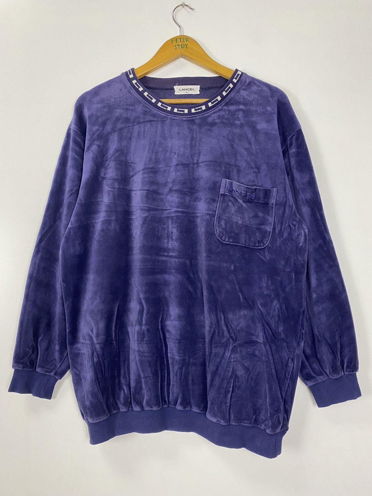 Lancel × Vintage Vintage 90s Lancel Sweater Size US L / EU 52-54 / 3 - 3 Thumbnail