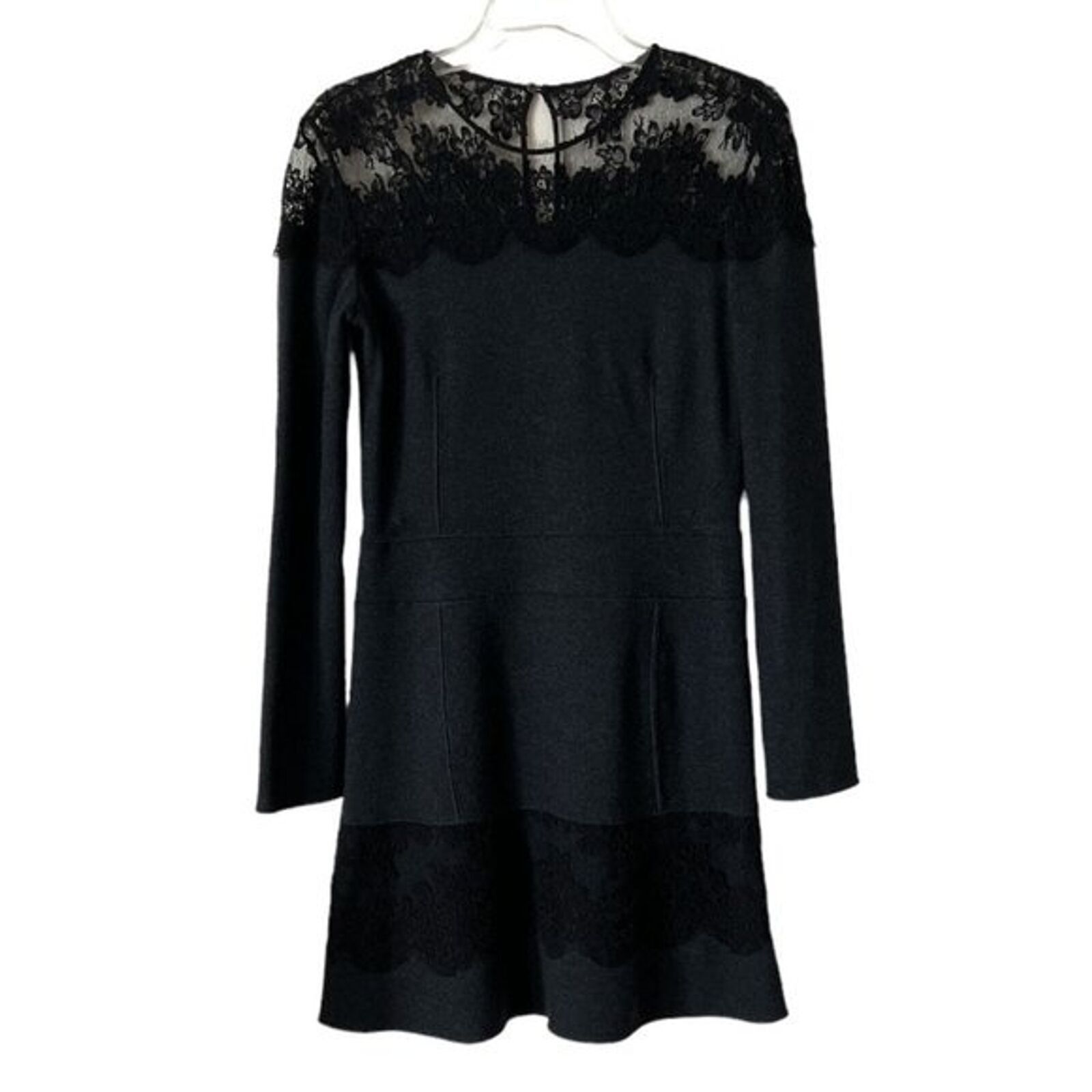 Roberto Cavalli ROBERTO CAVALLI Black/Gray Mini Dress, M/US6/IT42 SRP: $1995 Size M / US 6-8 / IT 42-44 - 4 Thumbnail