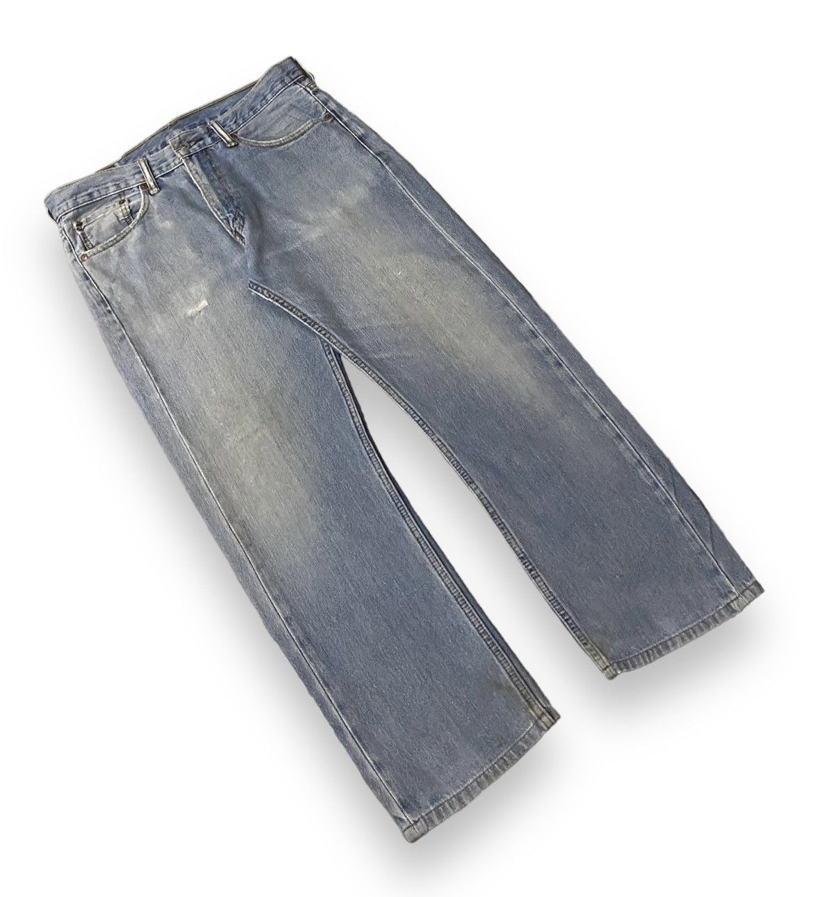 Levi's × Levi's Vintage Clothing Vintage Levis 505 Japan Button 3937 Faded Blue Regular Fit Size US 33 - 3 Thumbnail
