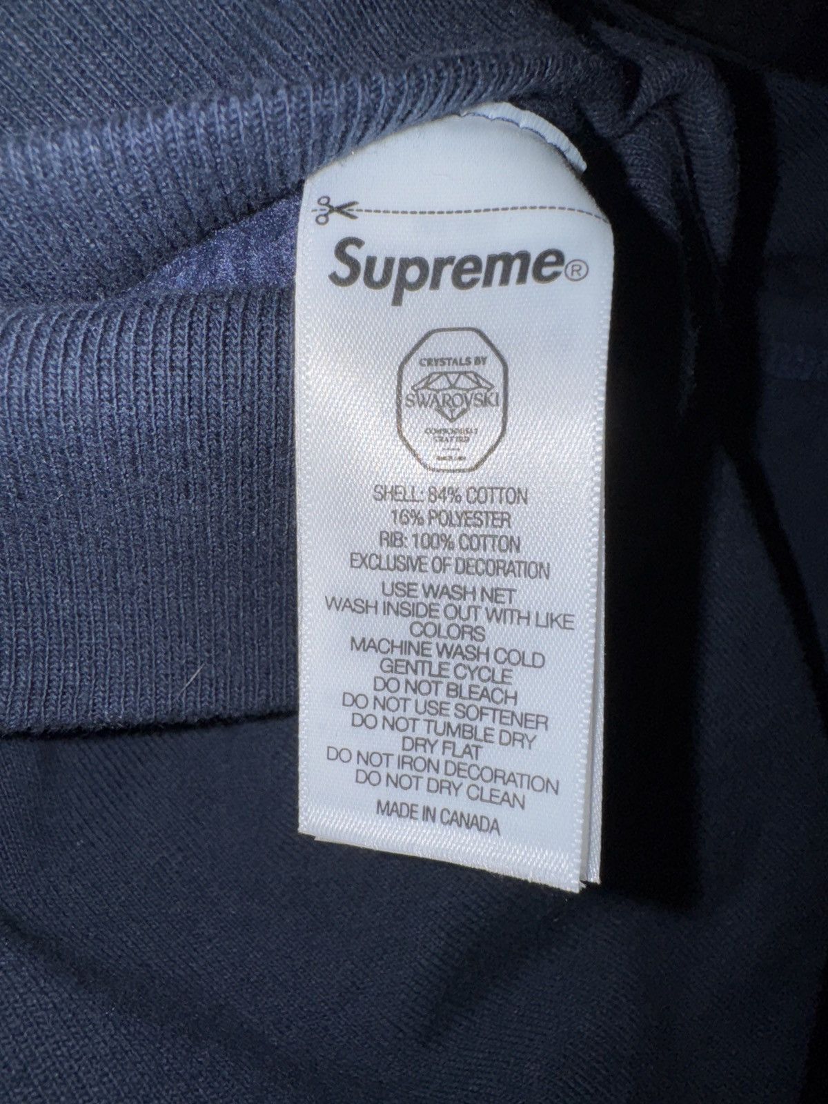 Supreme × Swarovski Supreme X Swarovski Motion Logo Size US L / EU 52-54 / 3 - 8 Thumbnail