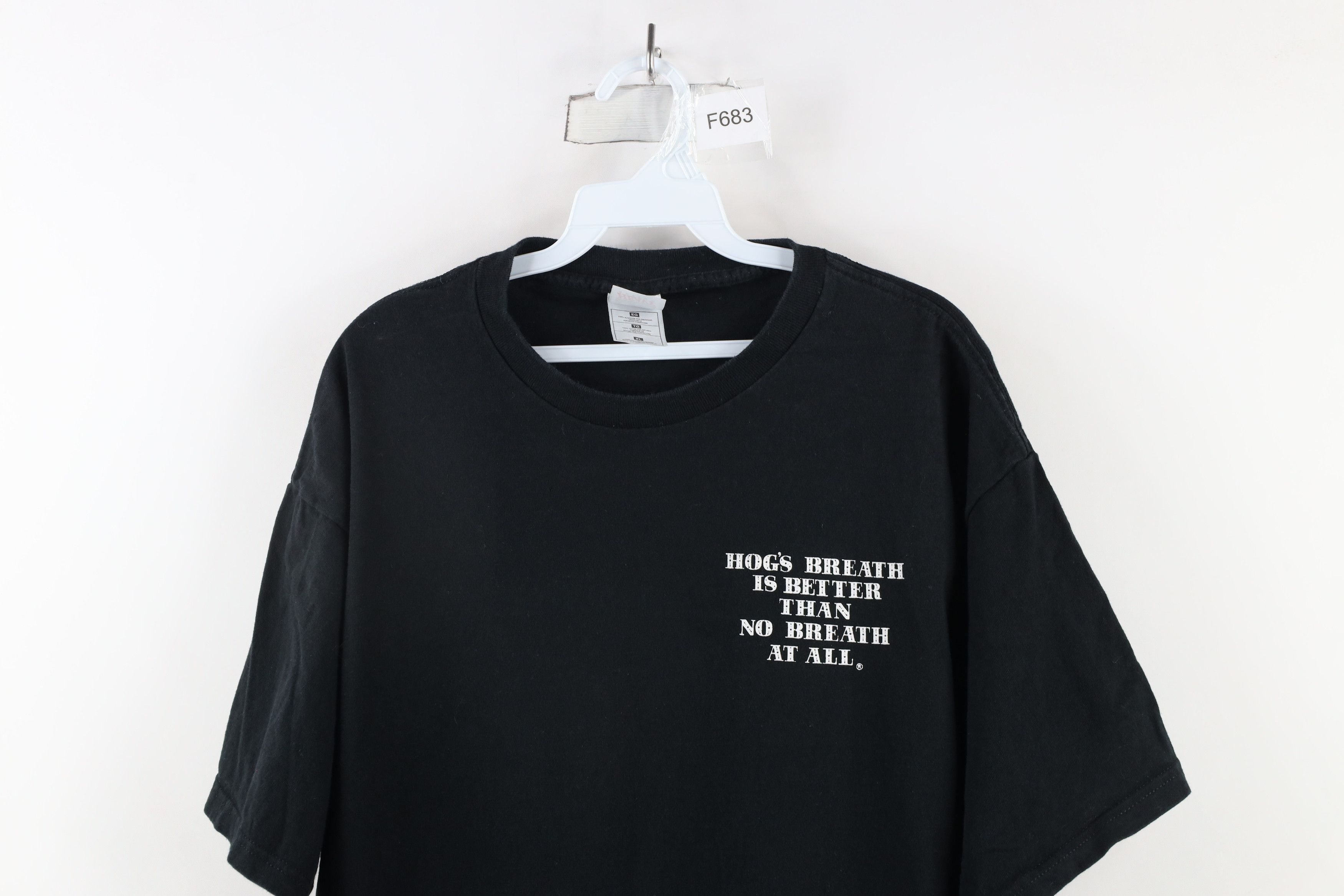 Vintage Vintage Spell Out Hogs Breath Saloon Short Sleeve T-Shirt Size US XL / EU 56 / 4 - 2 Thumbnail