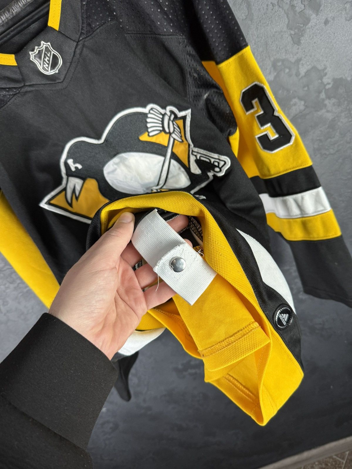 Adidas Adidas NHL Authentic Pittsburgh Penguins Matt Murray Jersey Size US M / EU 48-50 / 2 - 8 Thumbnail