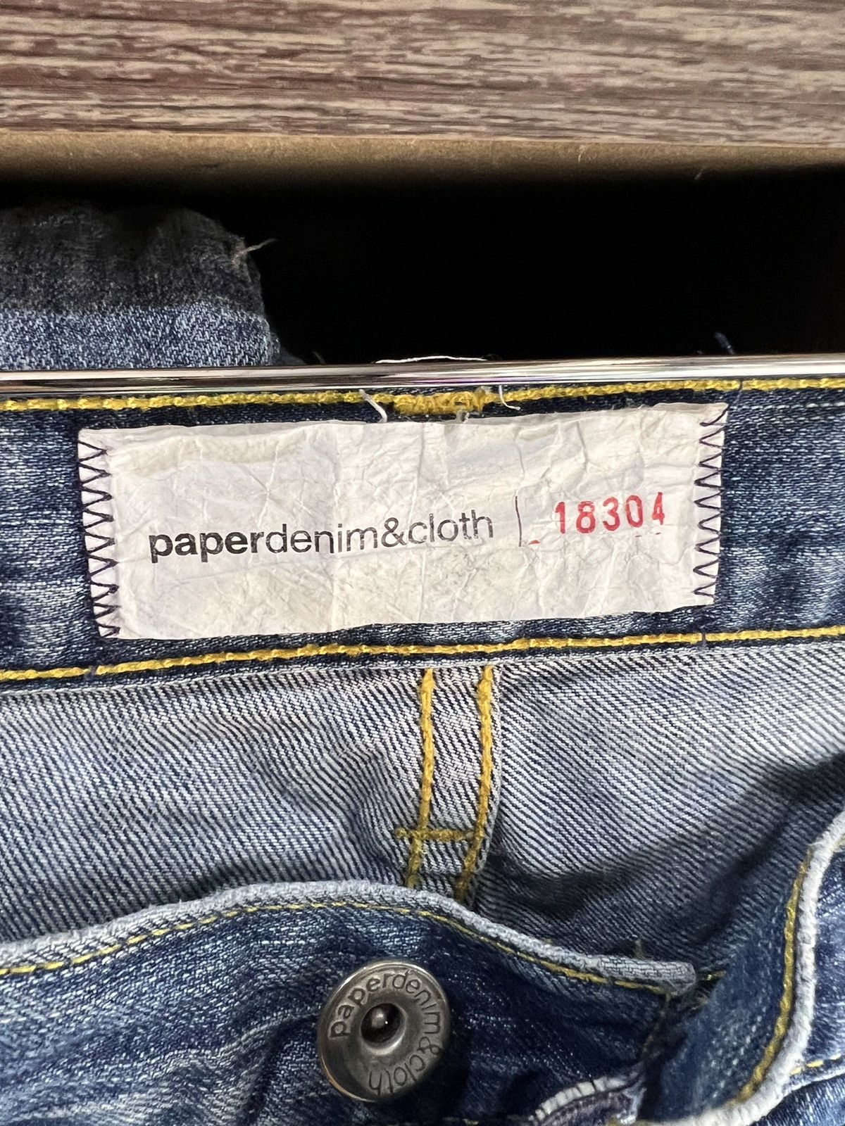 Paper Denim & Cloth 🔥Paper Denim & Cloth Made in Usa Distressed Denim Size US 30 / EU 46 - 14 Thumbnail