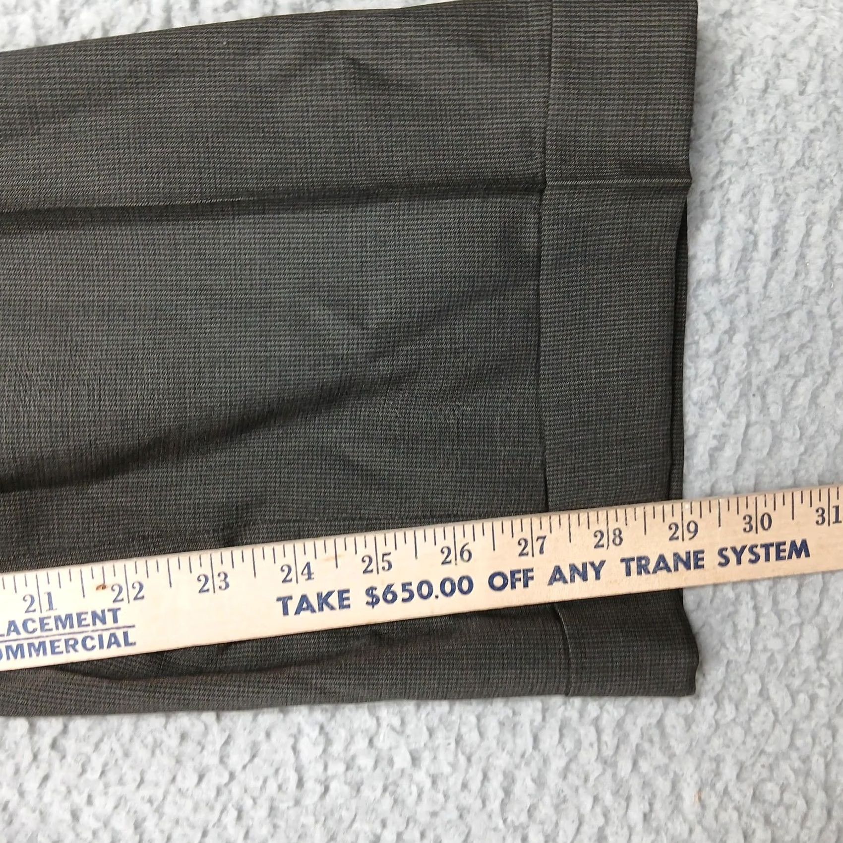 Brooks Brothers Brooks Brothers Suit Pants Mens 35 Gray Wool Pleated Dress Trousers Made USA Size 34R - 7 Thumbnail