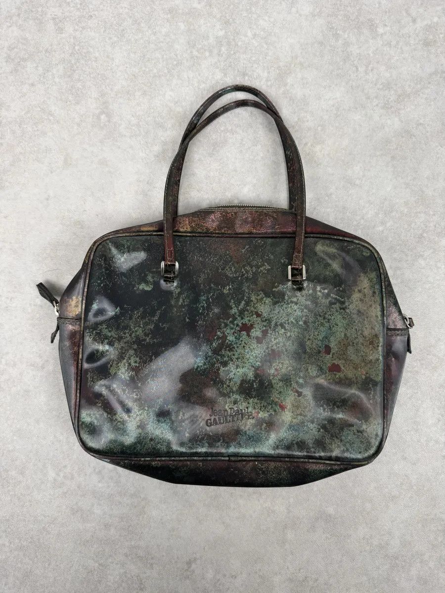 Jean Paul Gaultier 1995 Jean Paul Gaultier Cyber Earth Evolution Handle Bag Size ONE SIZE - 1 Thumbnail