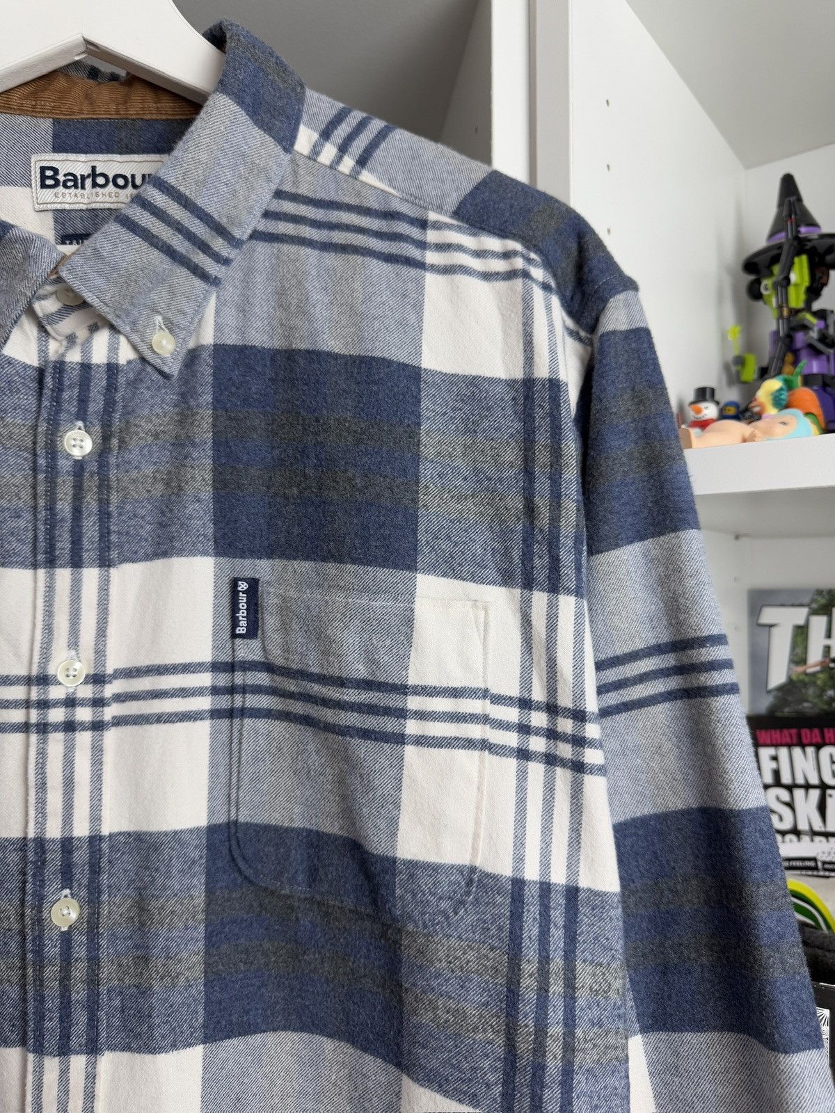 Barbour × Designer Barbour tartan flannel longsleeve shirt M designer y2k classy Size US M / EU 48-50 / 2 - 4 Thumbnail