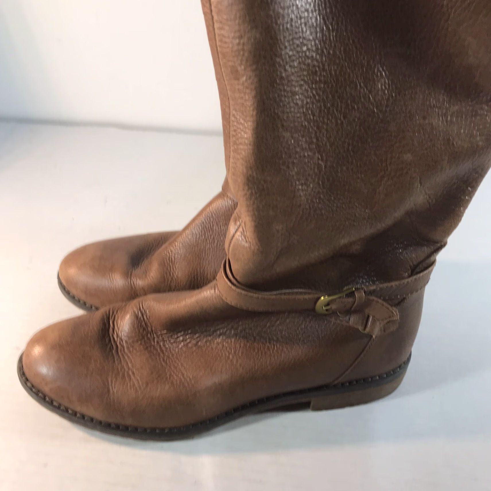 Vintage VINTAGE Montana Leather Knee High Riding Boots Women Size 7.5M Fall Winter Bohemian Equestrian Leather Size US 8 / IT 38 - 7 Thumbnail